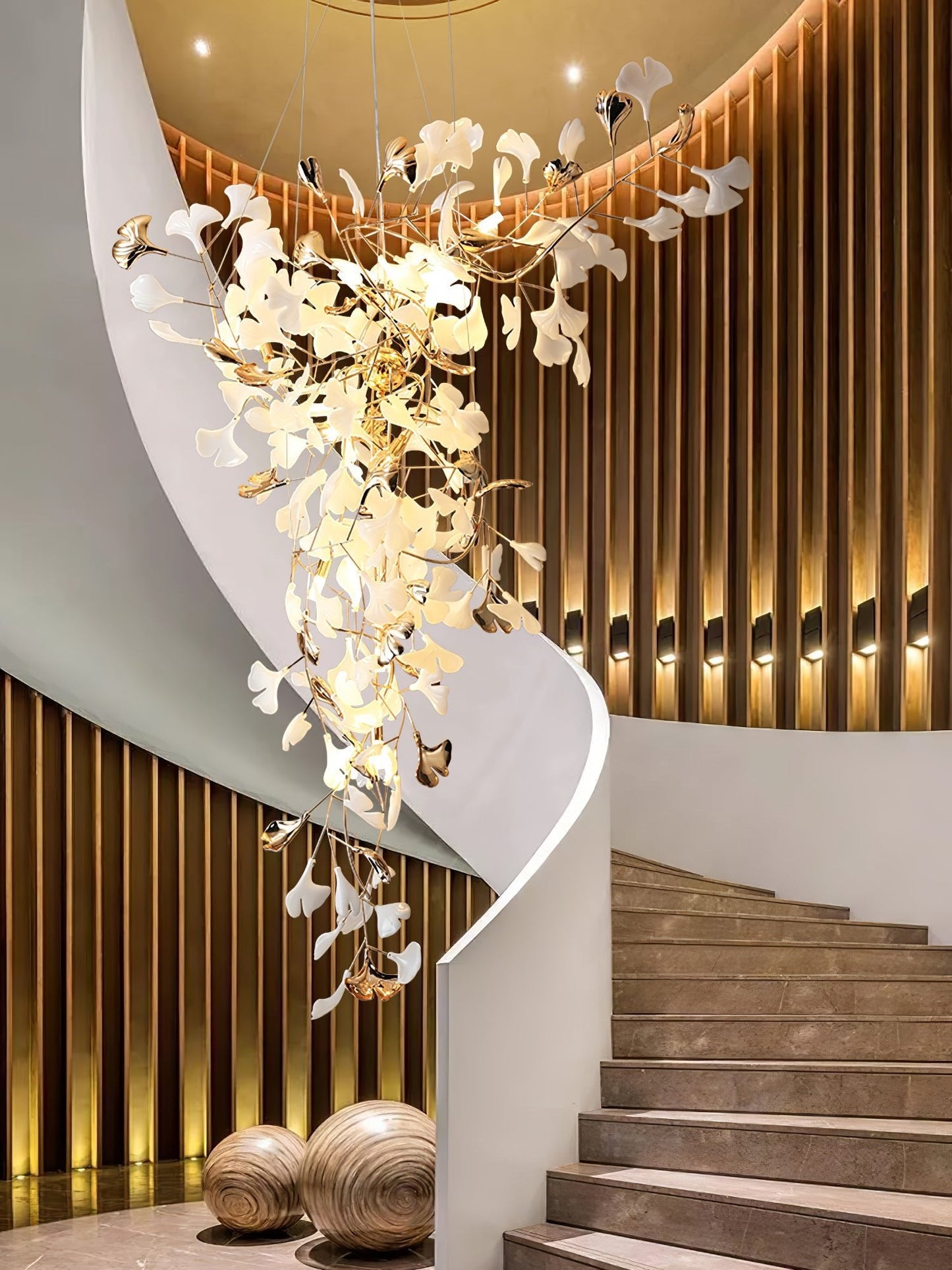 Ginkgo Tip Tlying Chandelier - YIOSI