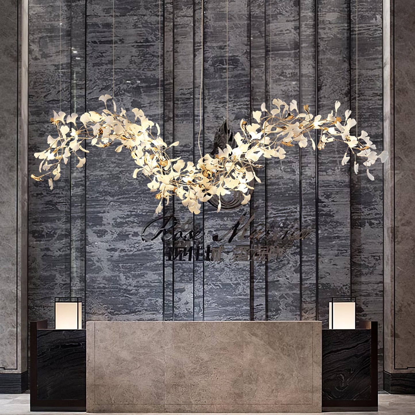 Ginkgo Tip Tlying Chandelier - YIOSI