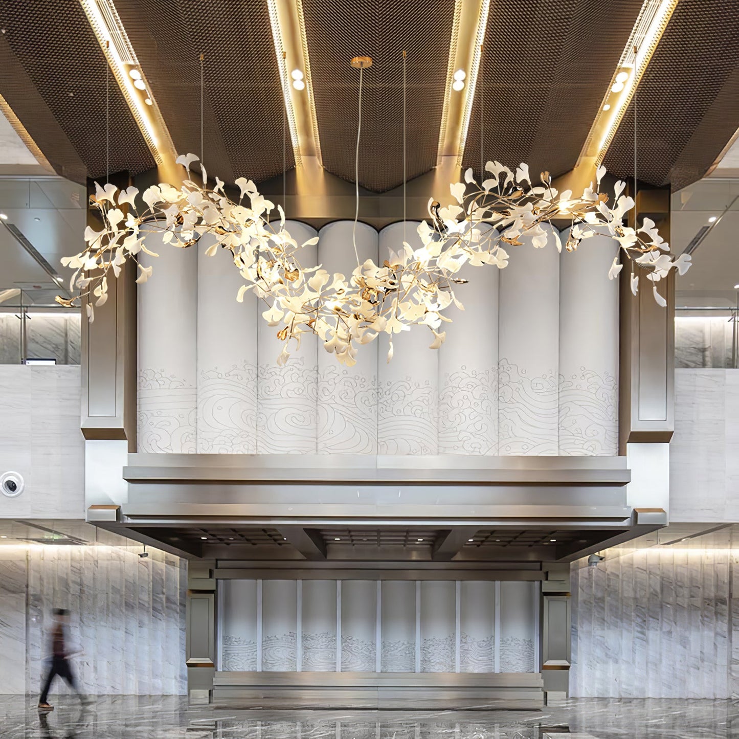 Ginkgo Tip Tlying Chandelier - YIOSI