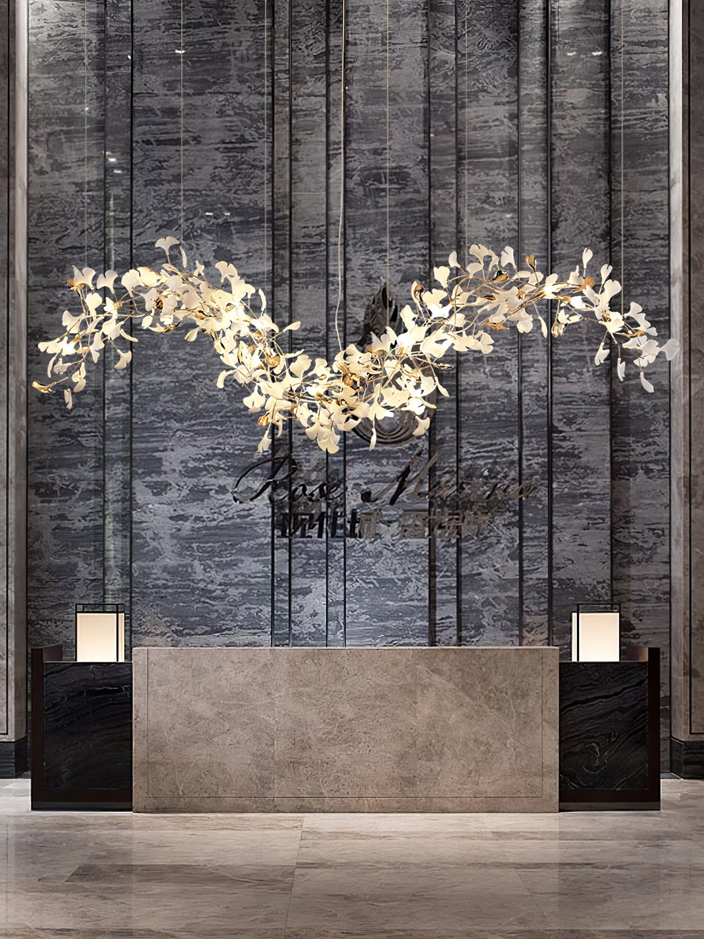 Ginkgo Tip Tlying Chandelier - YIOSI