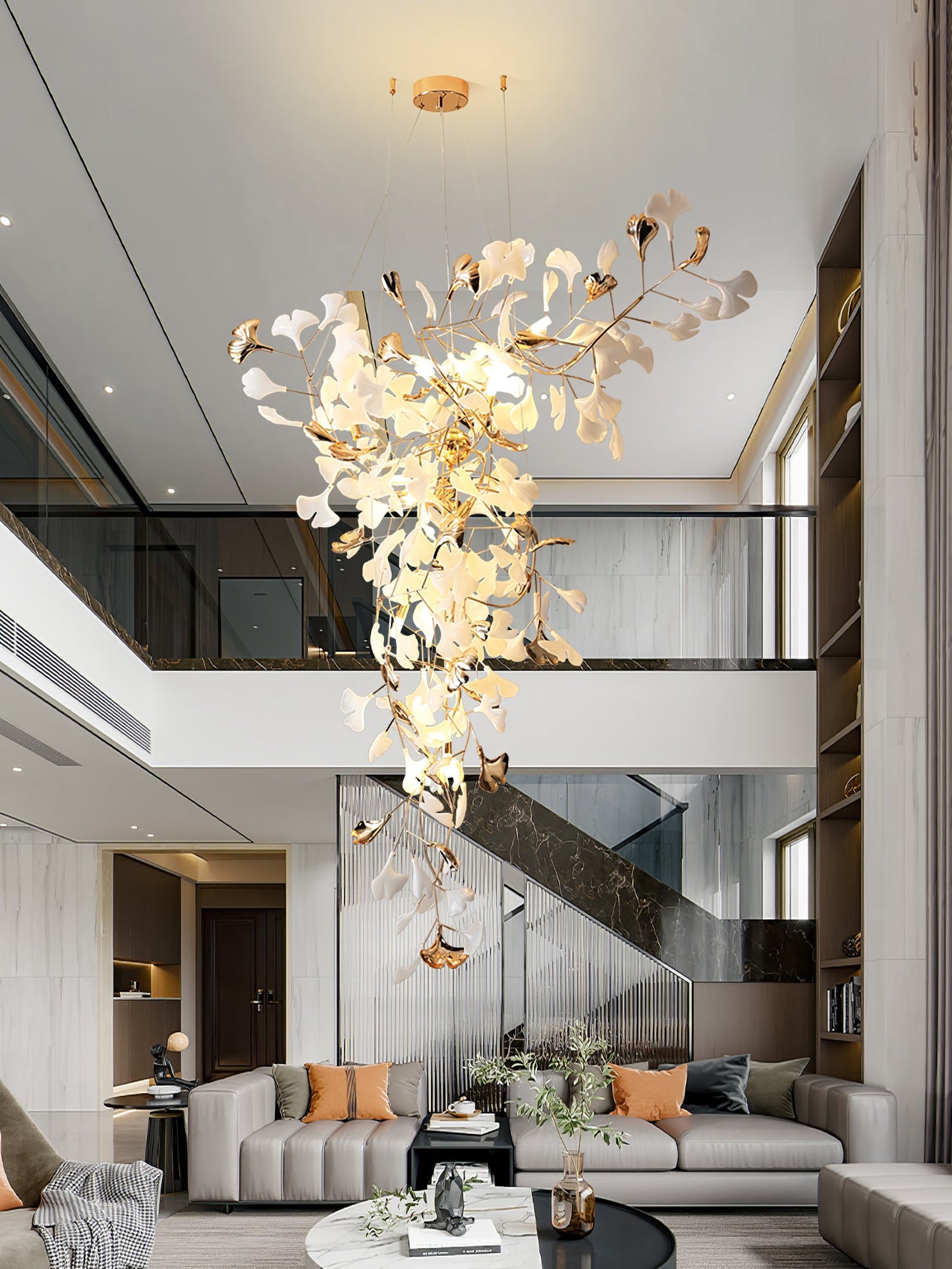 Ginkgo Tip Tlying Chandelier - YIOSI