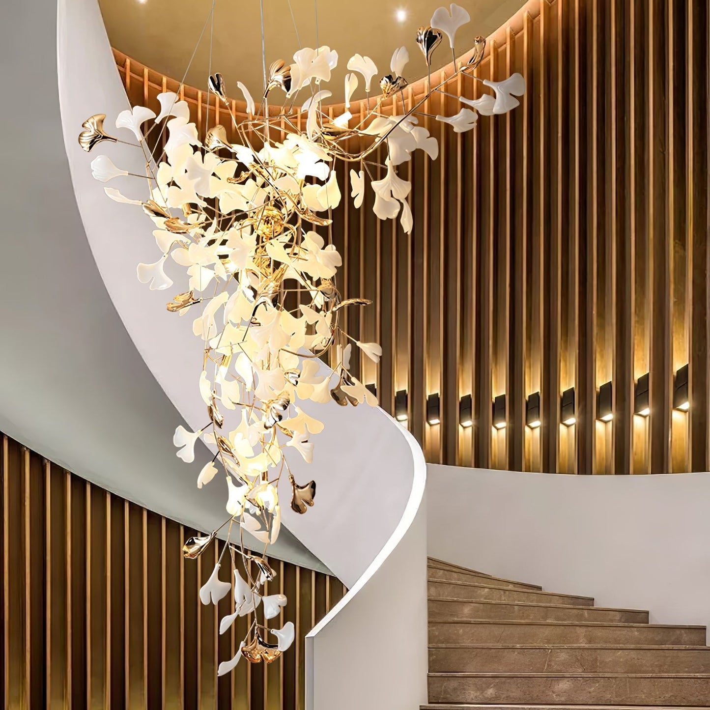 Ginkgo Tip Tlying Chandelier - YIOSI