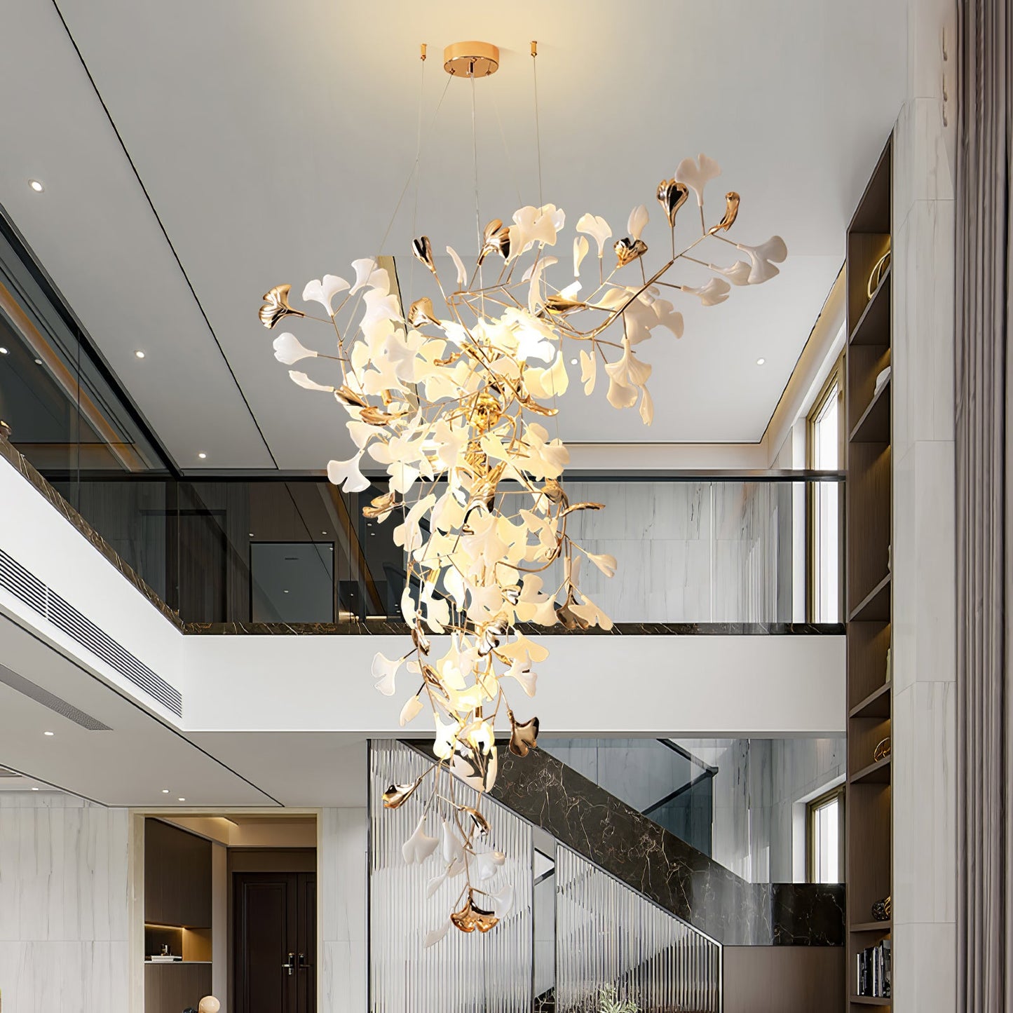 Ginkgo Tip Tlying Chandelier - YIOSI