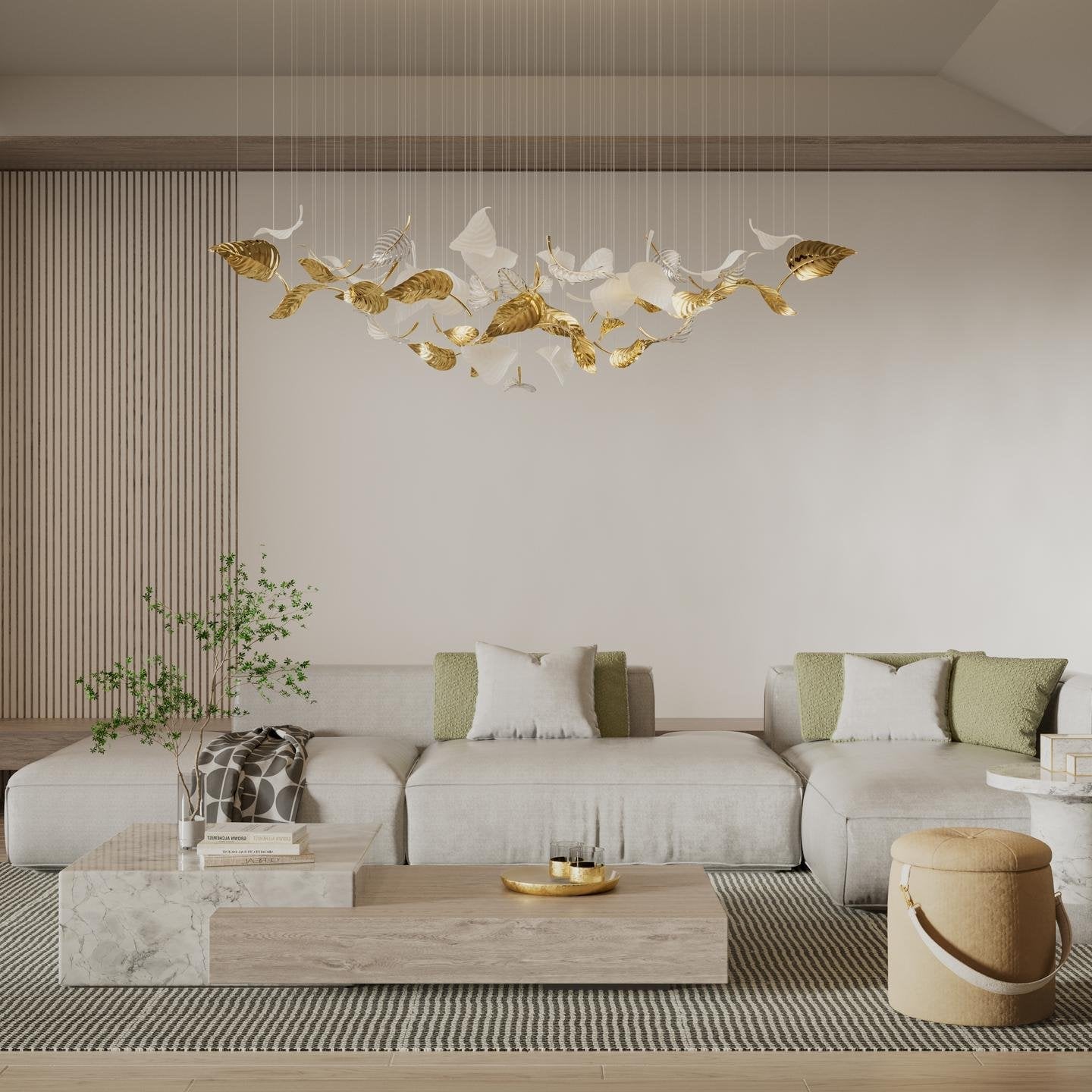 Linden Leaves Chandelier - YIOSI