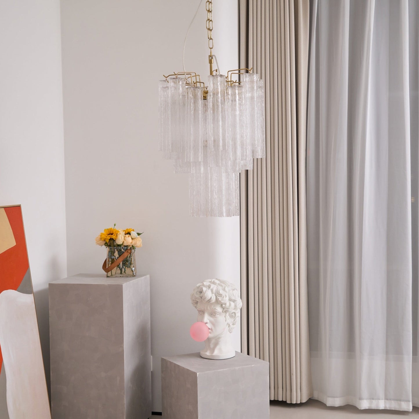 Giselle Murano Glass Chandelier - YIOSI