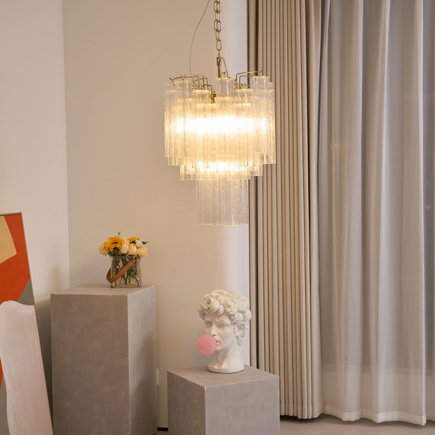 Giselle Murano Glass Chandelier - YIOSI