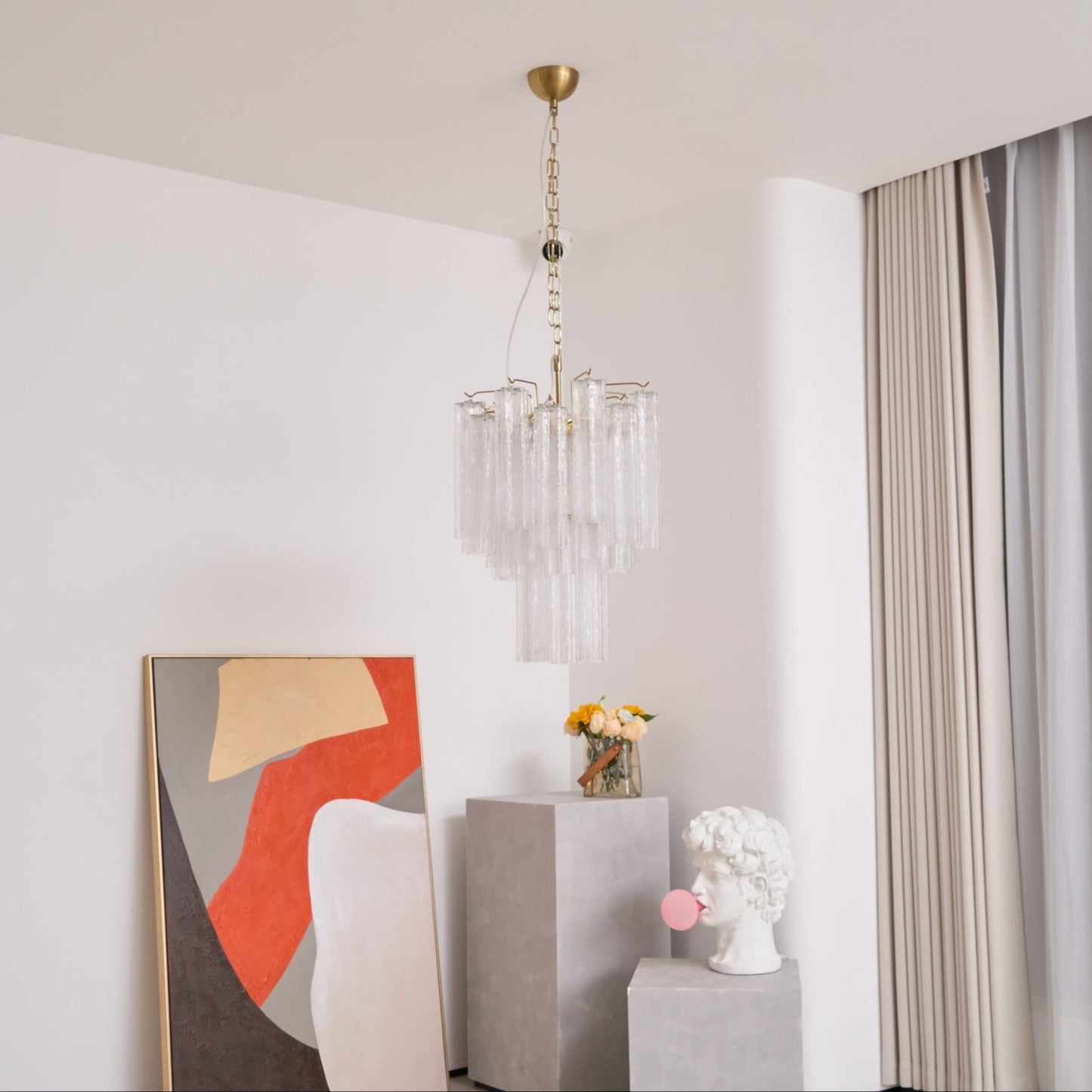 Giselle Murano Glass Chandelier - YIOSI