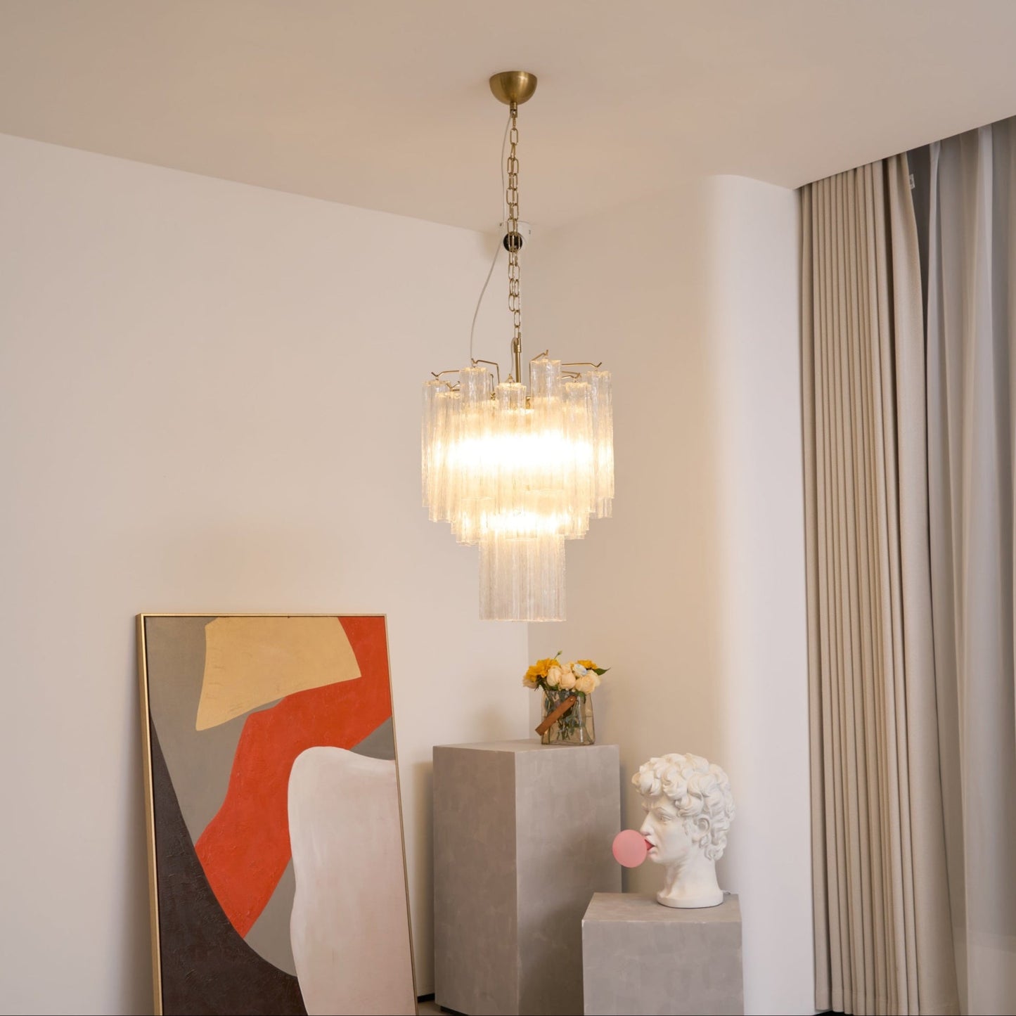Giselle Murano Glass Chandelier - YIOSI
