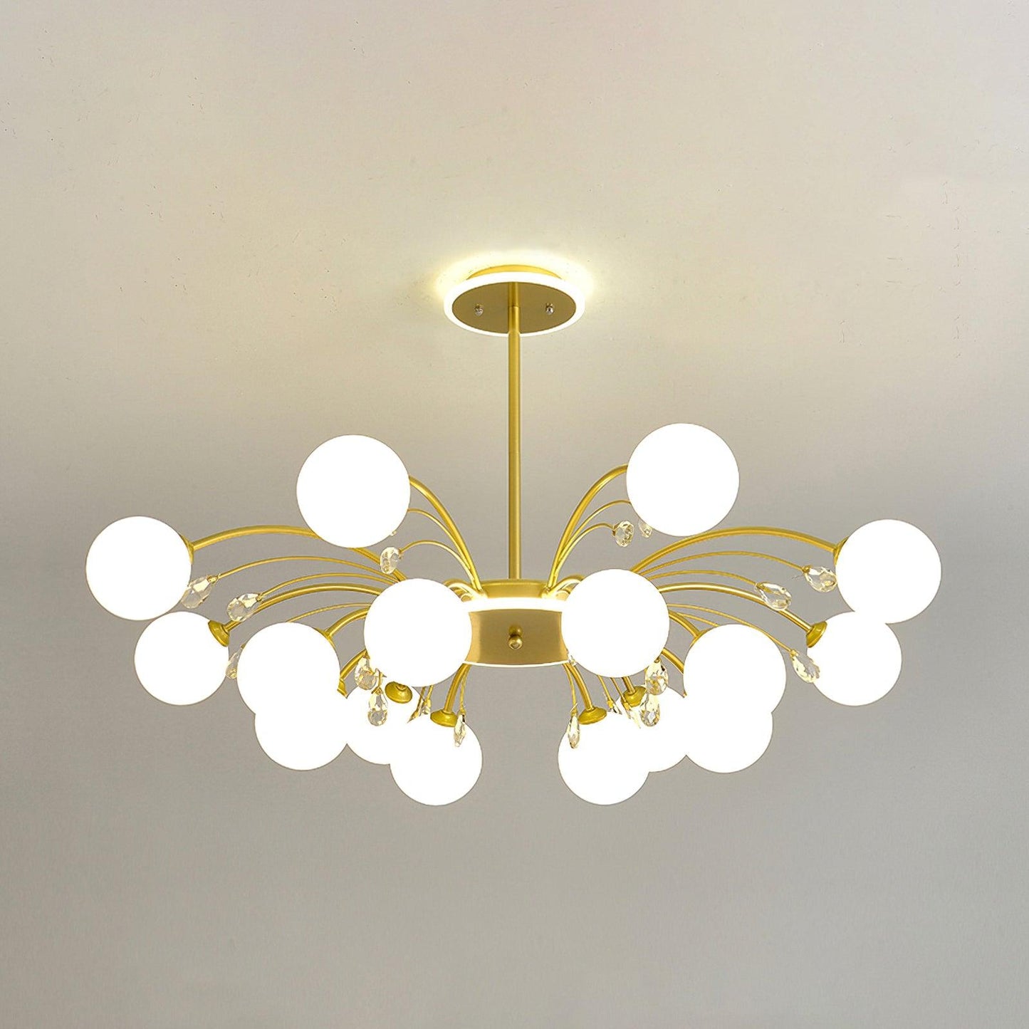 Glamorous Glass Raindrop Chandeliers - YIOSI