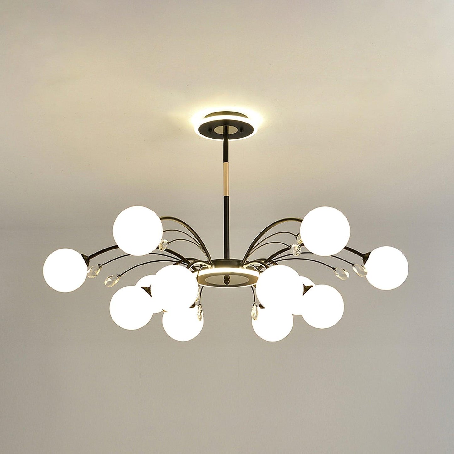 Glamorous Glass Raindrop Chandeliers - YIOSI