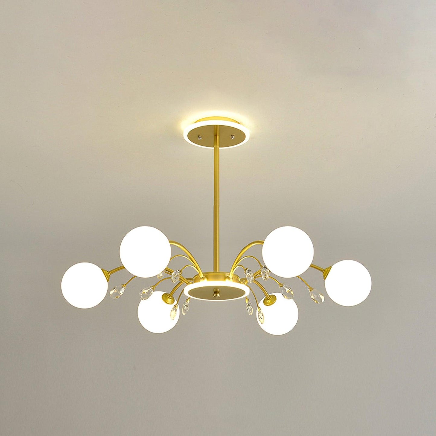 Glamorous Glass Raindrop Chandeliers - YIOSI