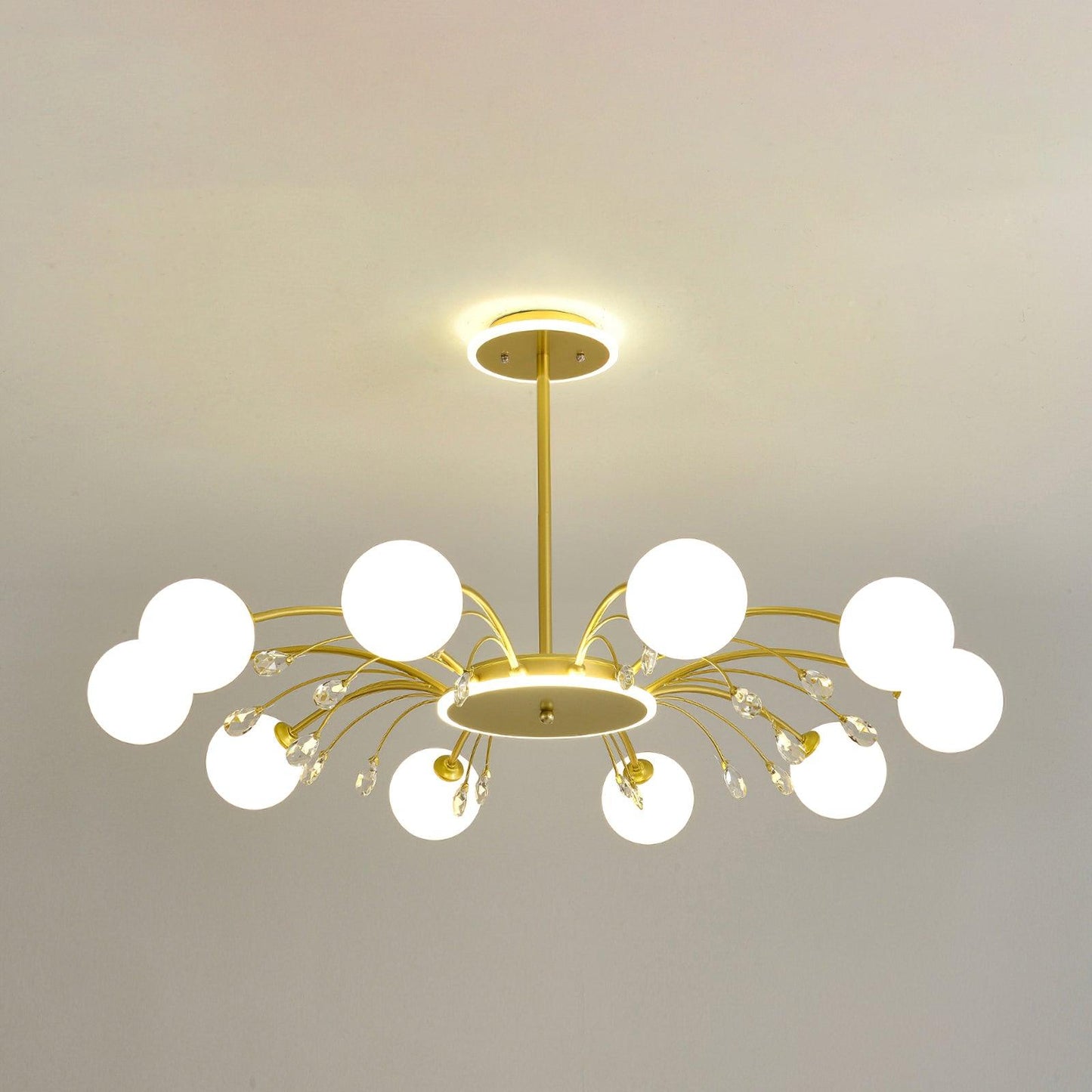 Glamorous Glass Raindrop Chandeliers - YIOSI