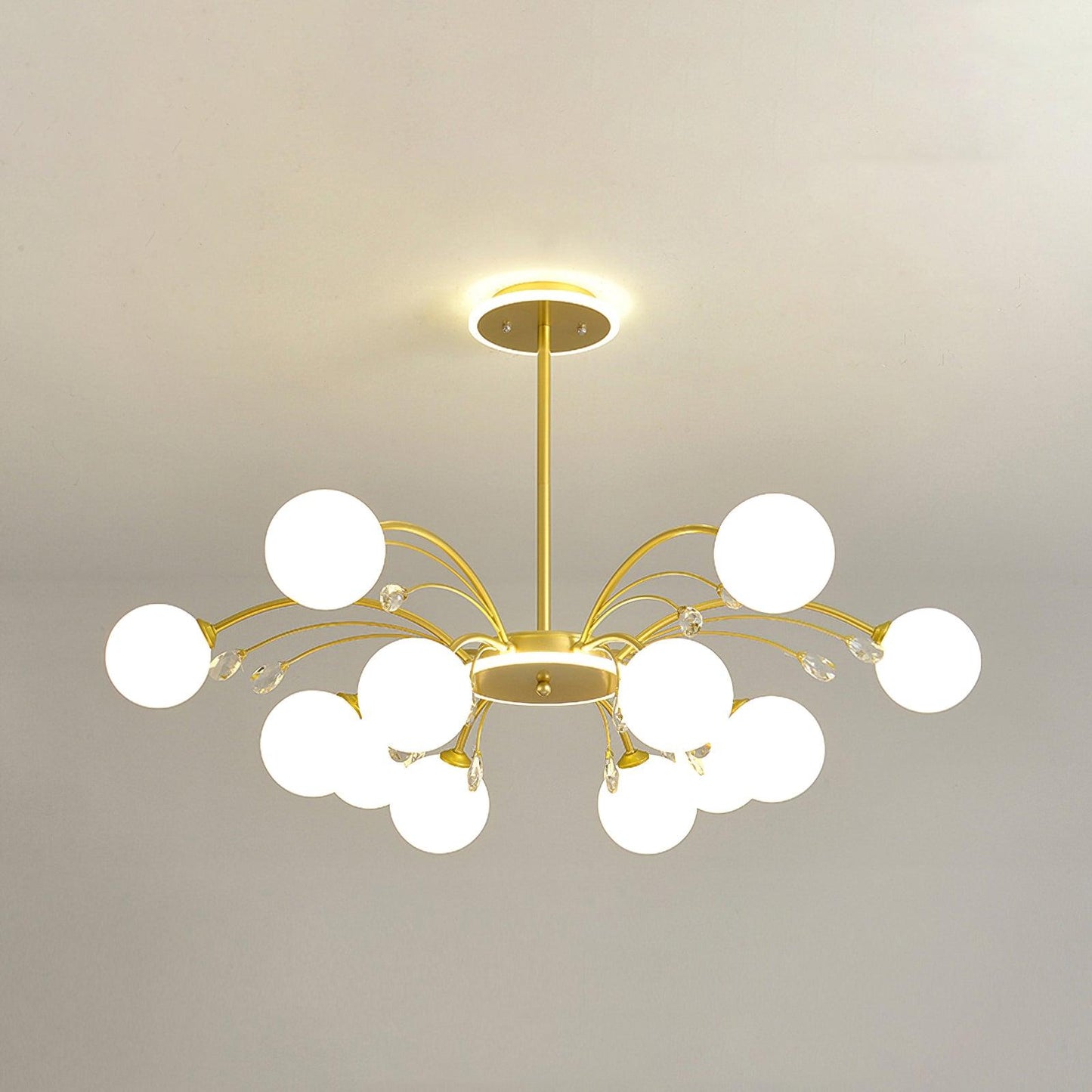 Glamorous Glass Raindrop Chandeliers - YIOSI