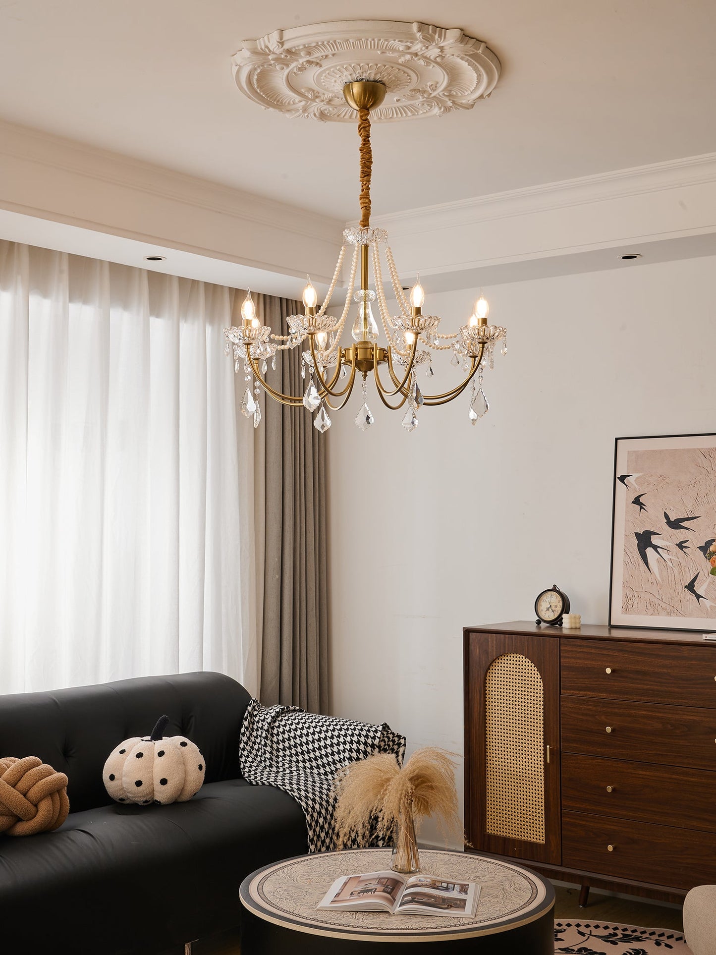 Glamour Pearl Chandelier - YIOSI