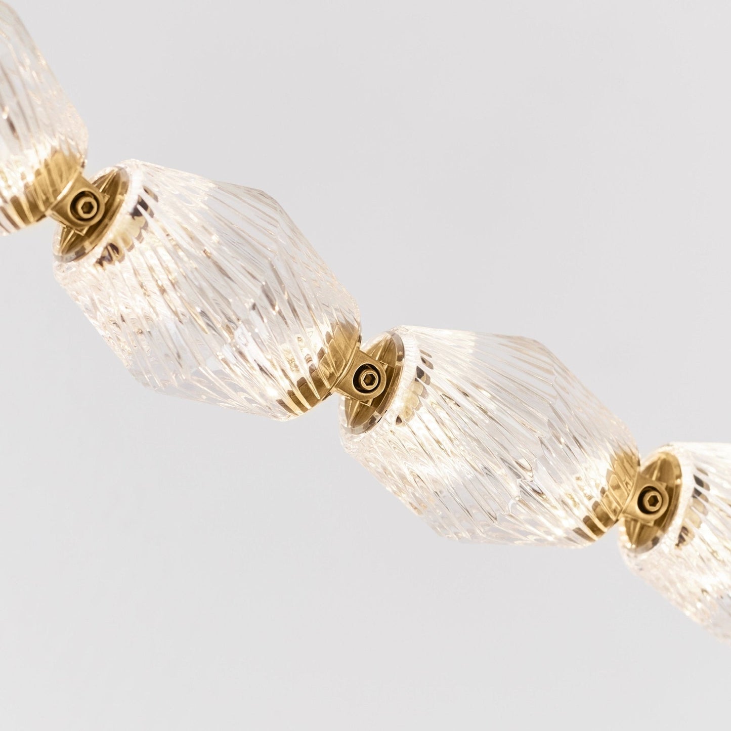 Glass Chain Chandelier - YIOSI