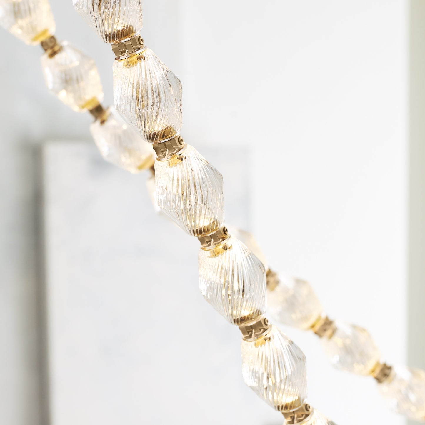 Glass Chain Chandelier - YIOSI