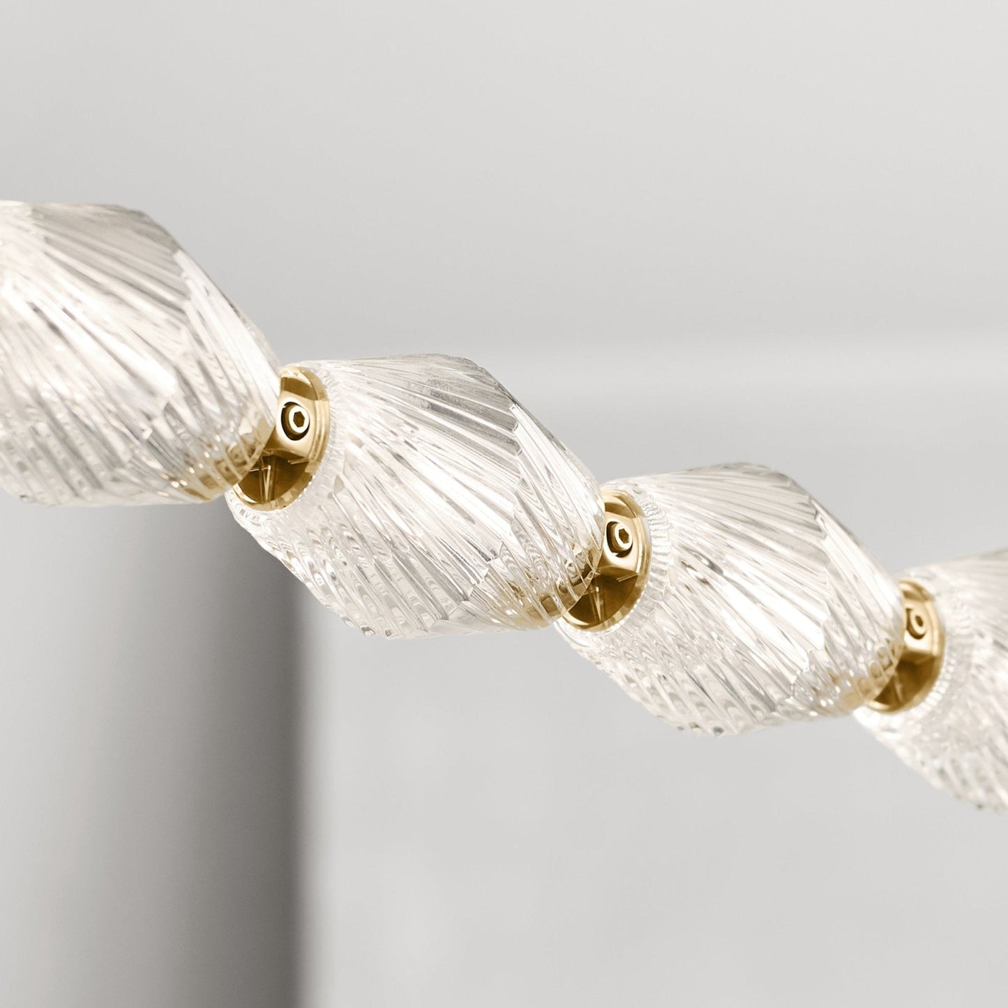 Glass Chain Chandelier - YIOSI