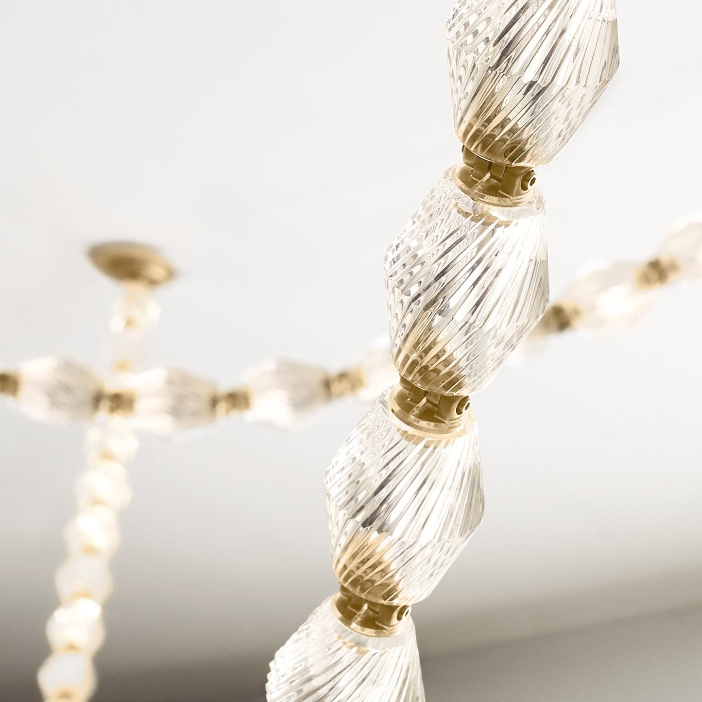 Glass Chain Chandelier - YIOSI