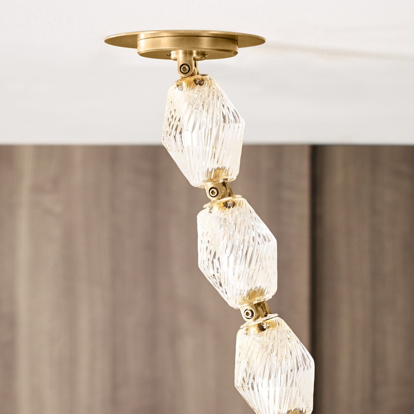 Glass Chain Chandelier - YIOSI