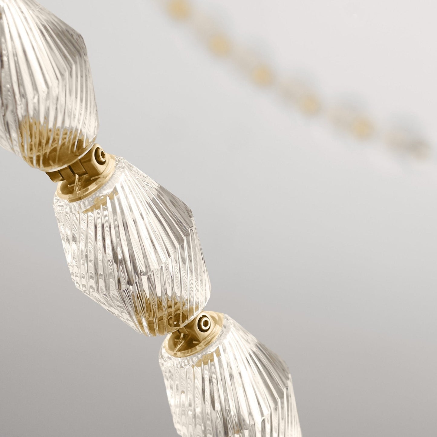 Glass Chain Chandelier - YIOSI