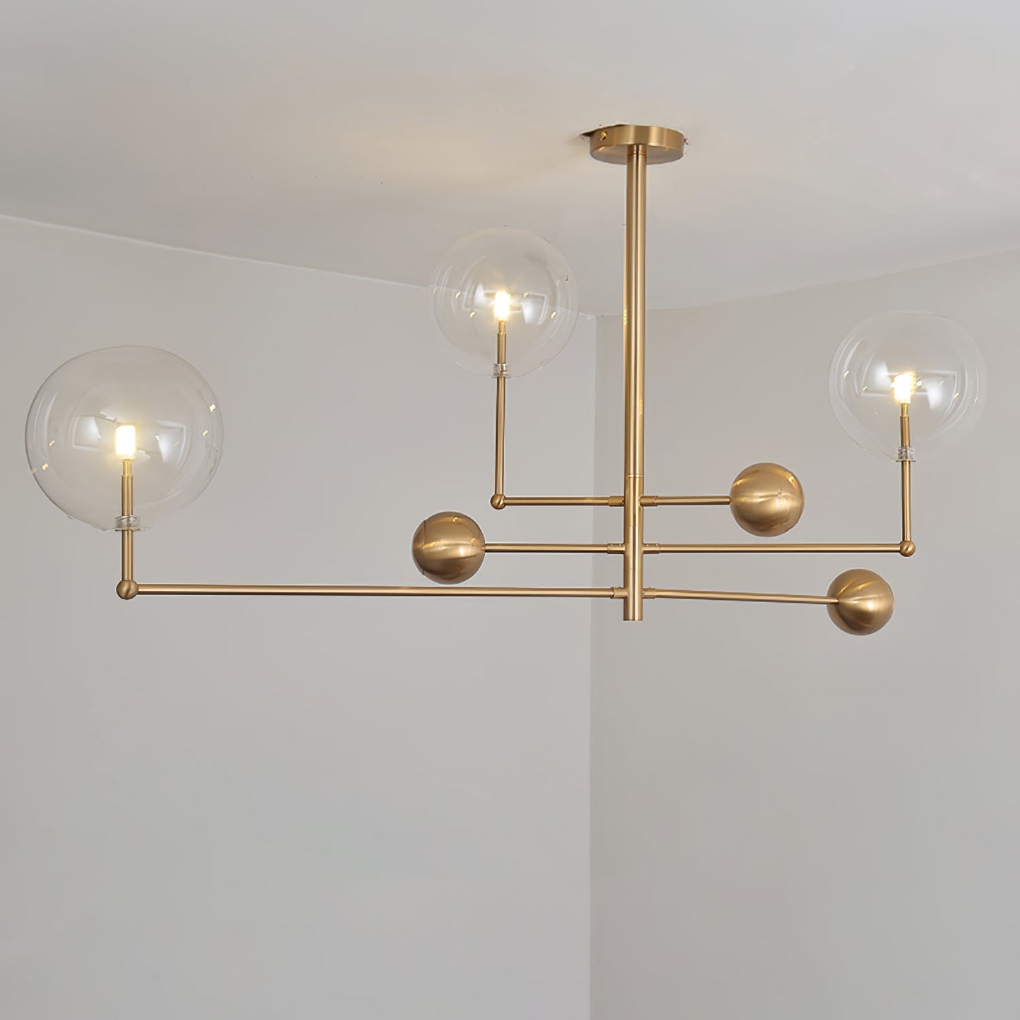 Glass Globe Mobile Chandelier - YIOSI