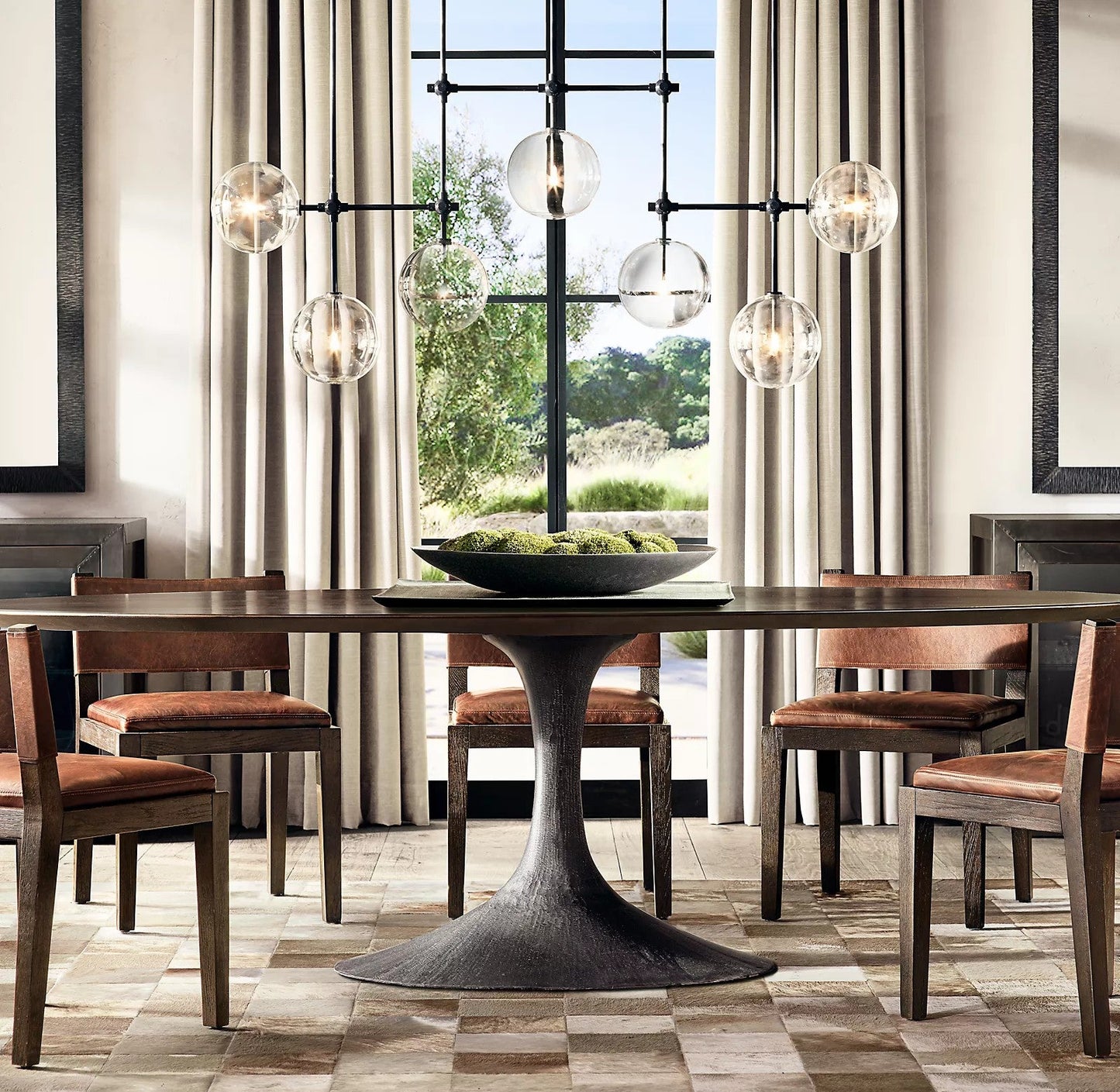 Glass Globe Mobile Chandelier - YIOSI