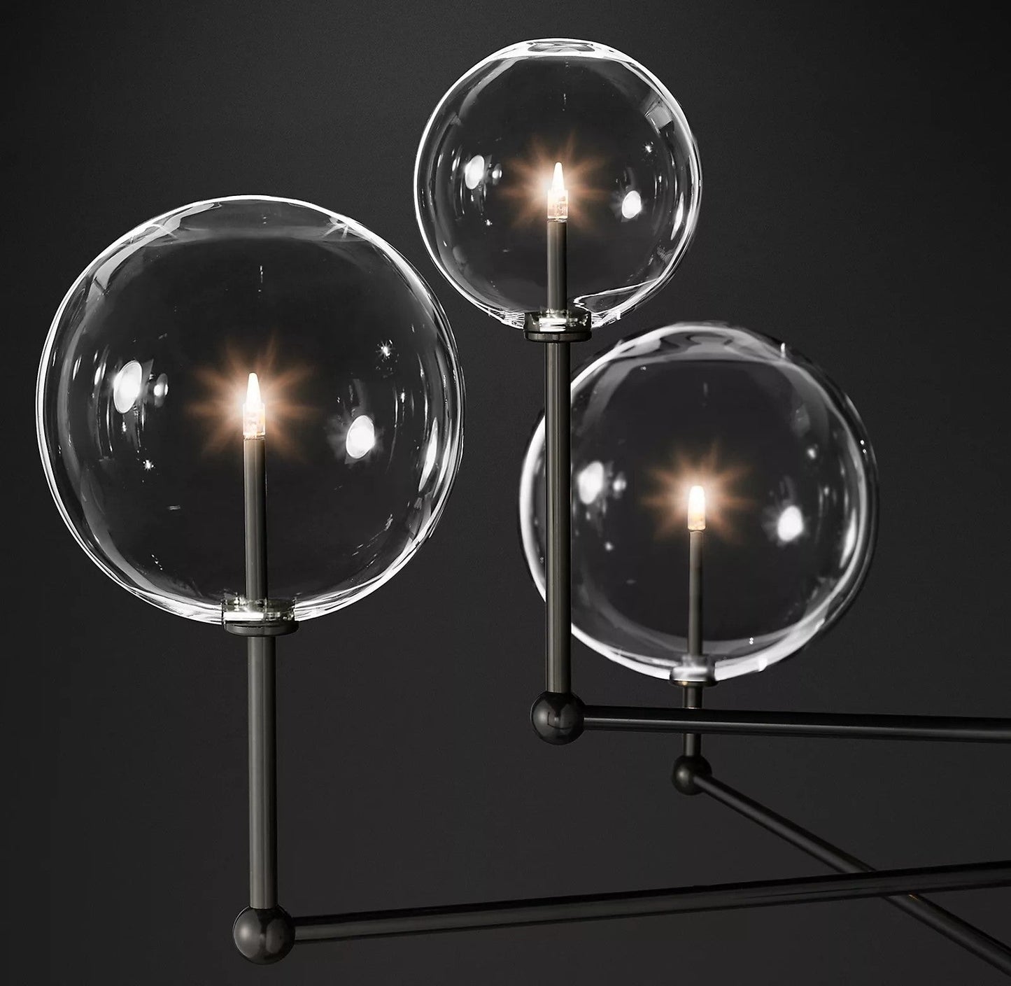 Glass Globe Mobile Chandelier - YIOSI