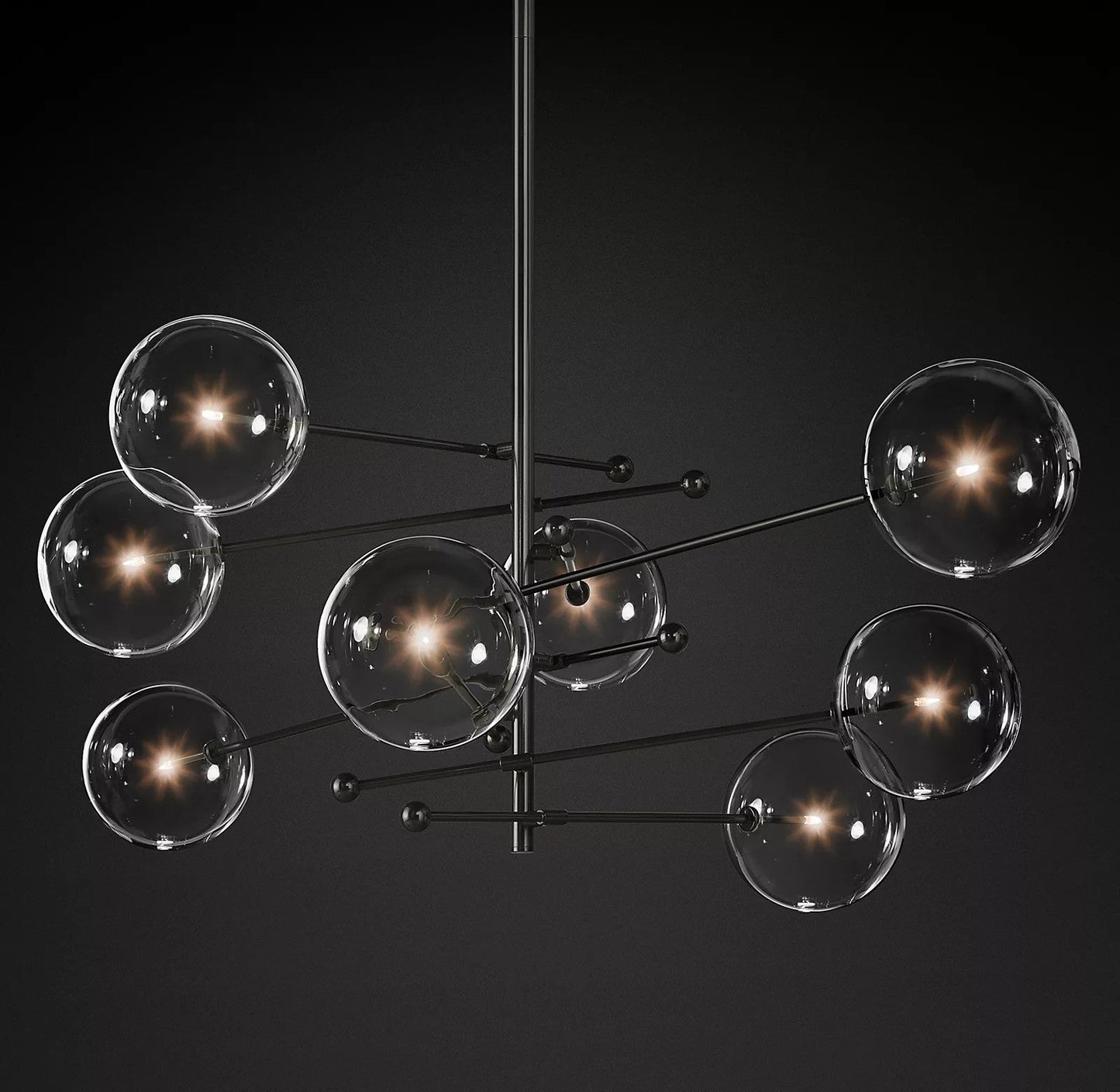 Glass Globe Mobile Chandelier - YIOSI