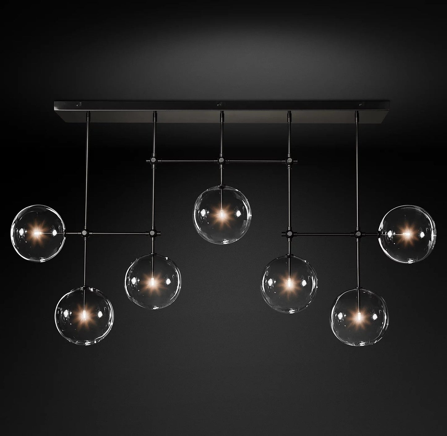 Glass Globe Mobile Chandelier - YIOSI
