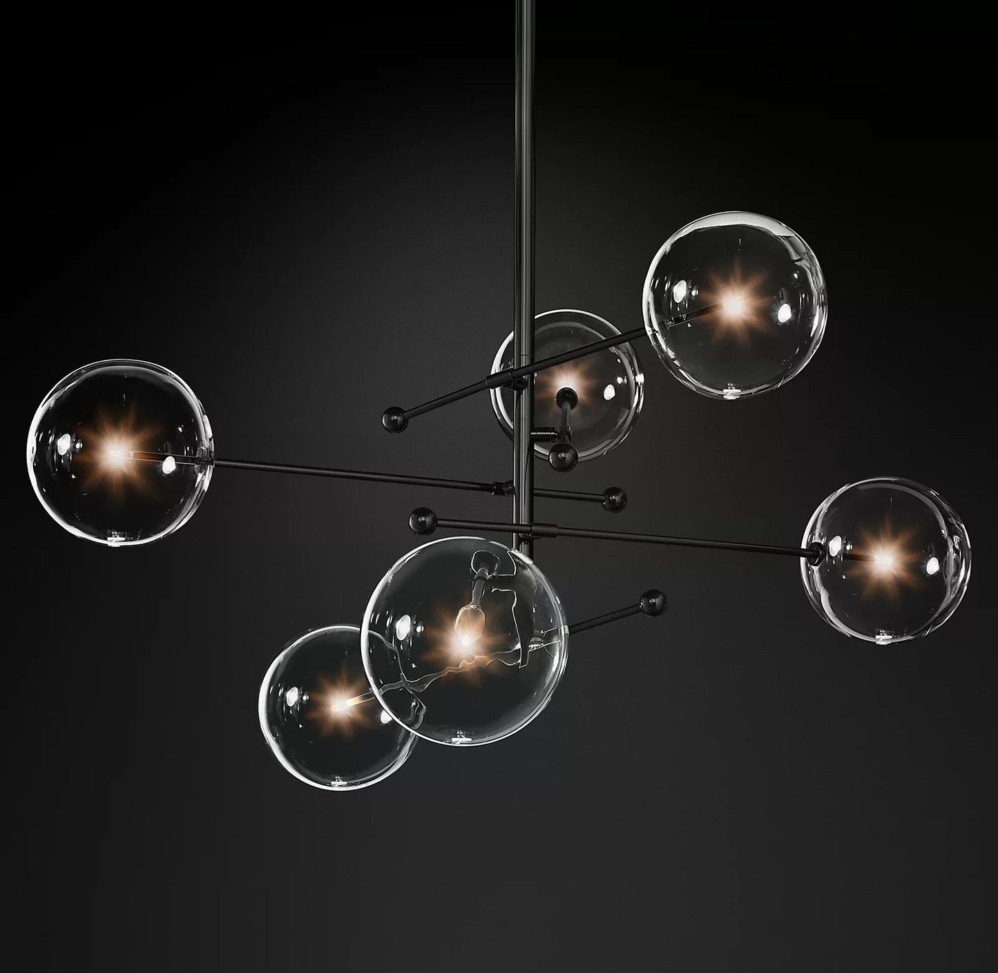 Glass Globe Mobile Chandelier - YIOSI