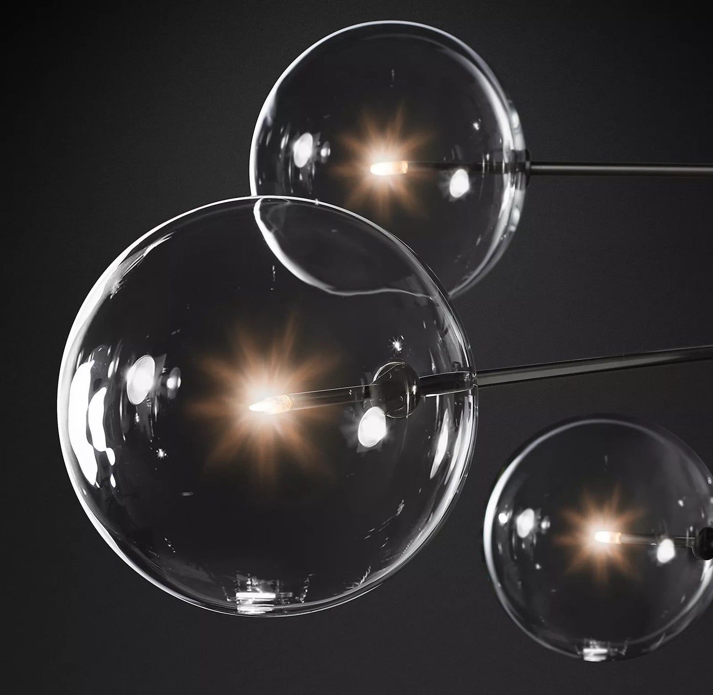 Glass Globe Mobile Chandelier - YIOSI