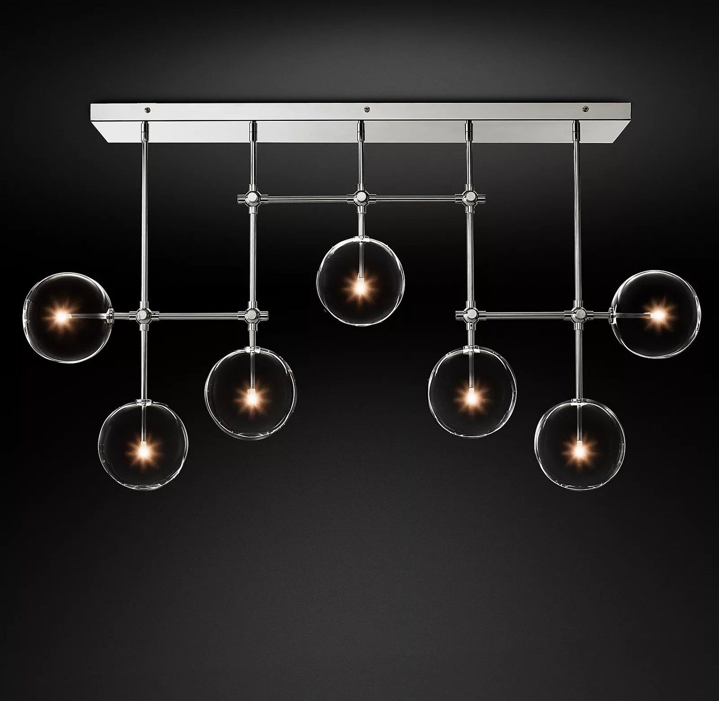 Glass Globe Mobile Chandelier - YIOSI
