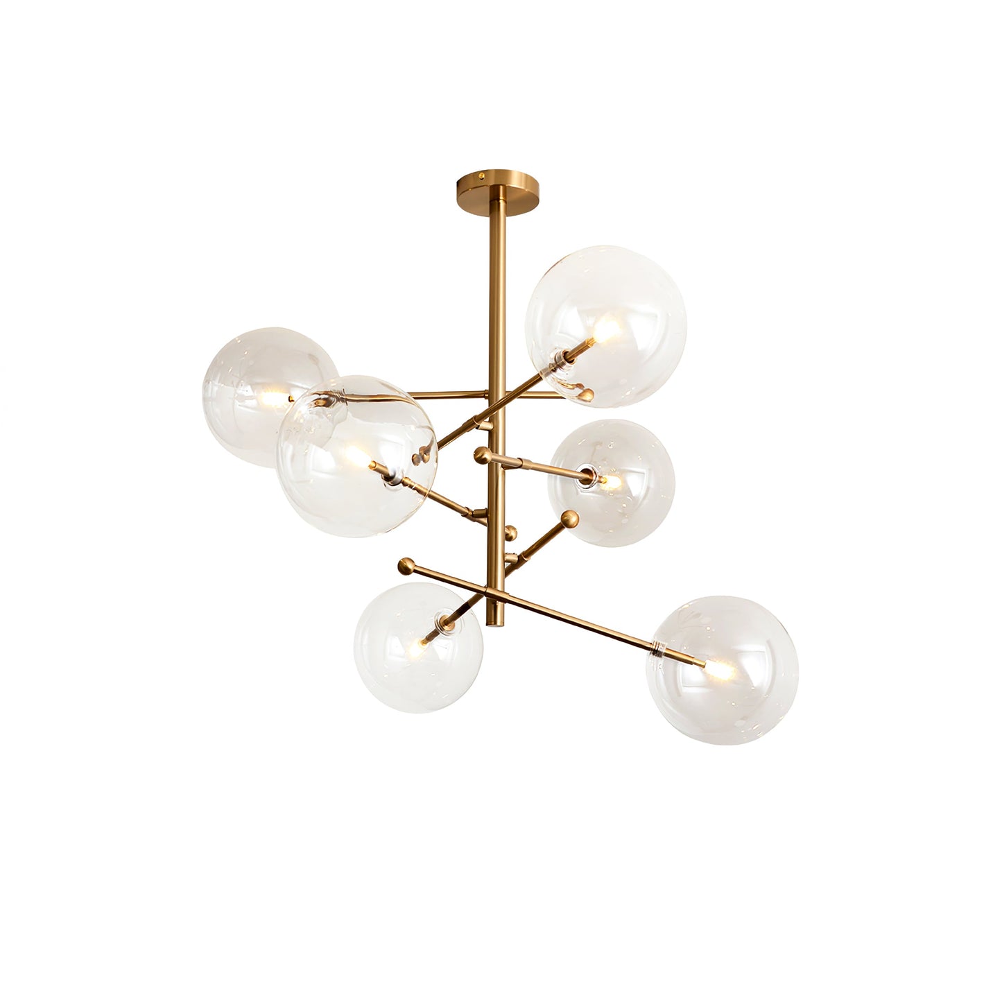 Glass Globe Mobile Chandelier - YIOSI