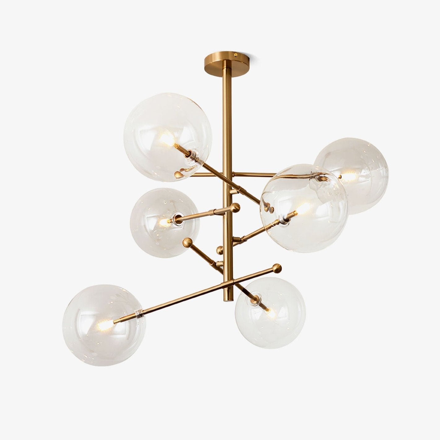 Glass Globe Mobile Chandelier - YIOSI