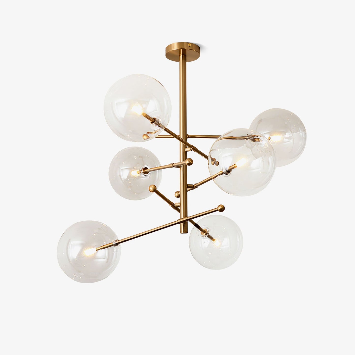 Glass Globe Mobile Chandelier - YIOSI