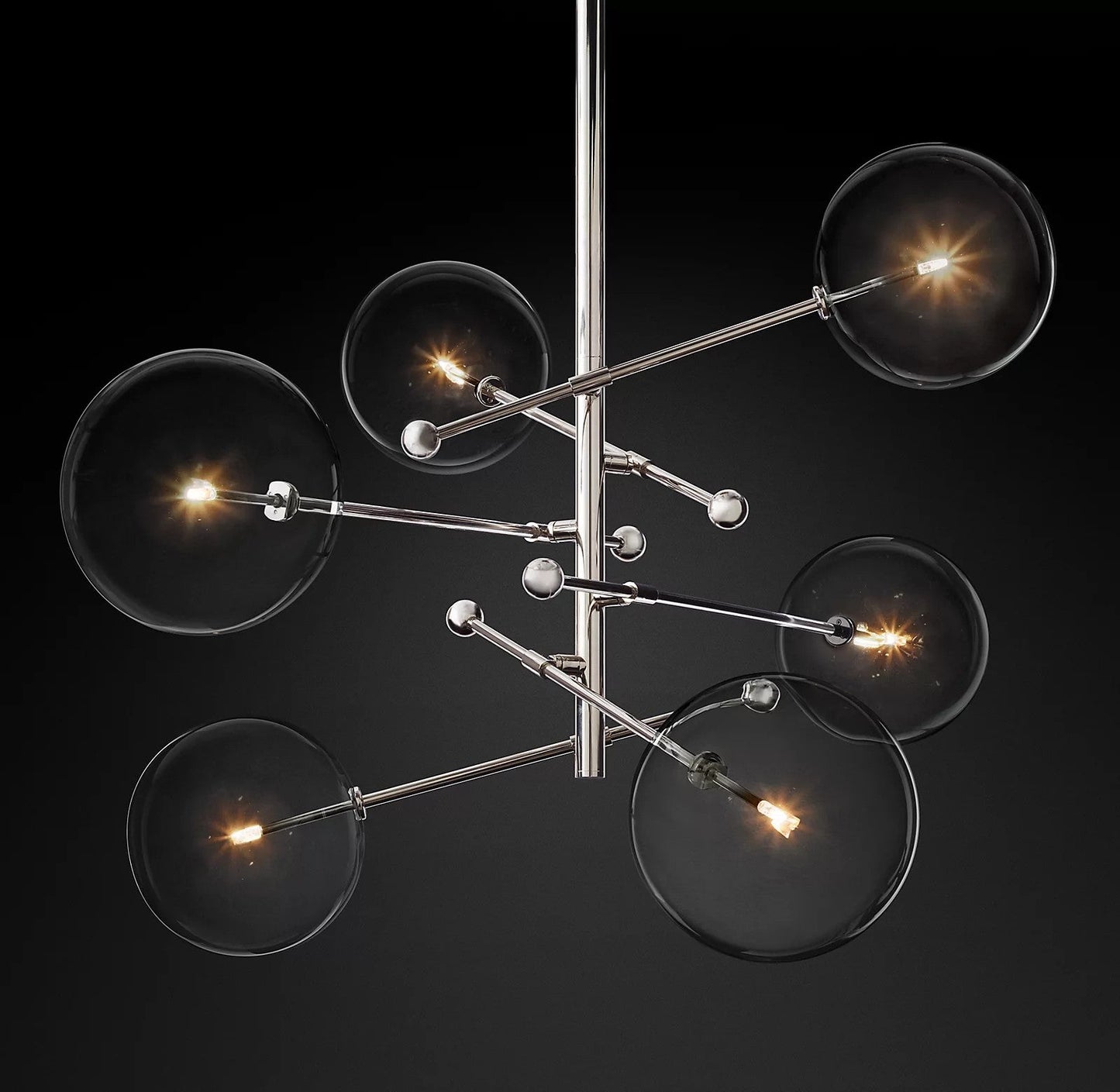 Glass Globe Mobile Chandelier - YIOSI