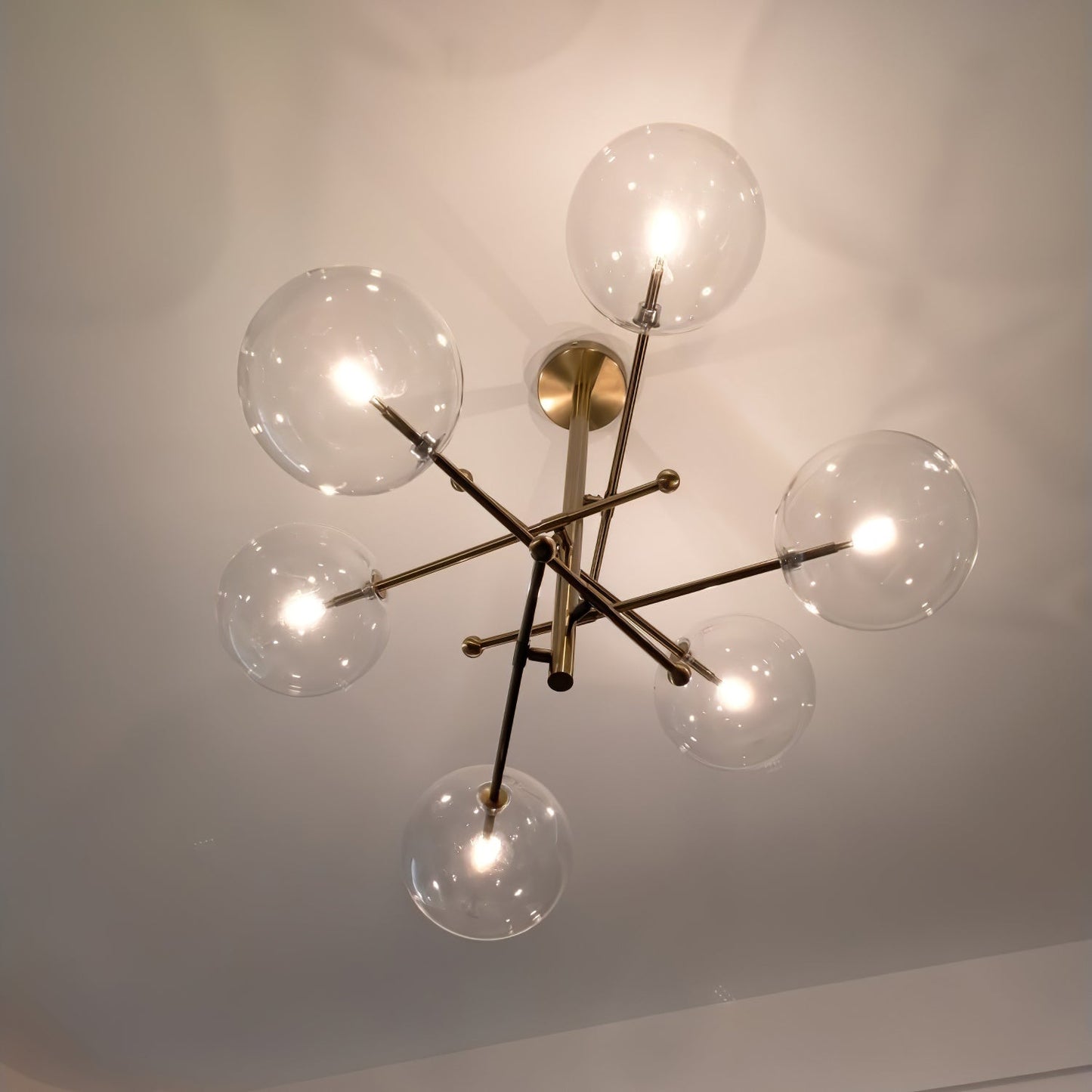 Glass Globe Mobile Chandelier - YIOSI