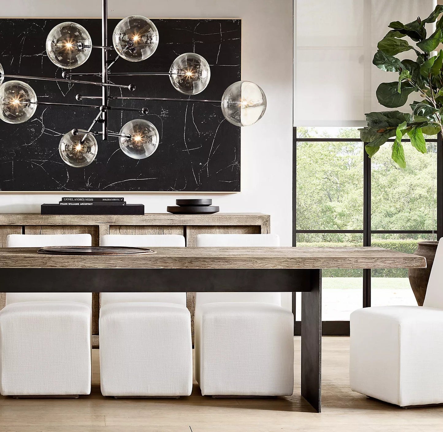 Glass Globe Mobile Chandelier - YIOSI