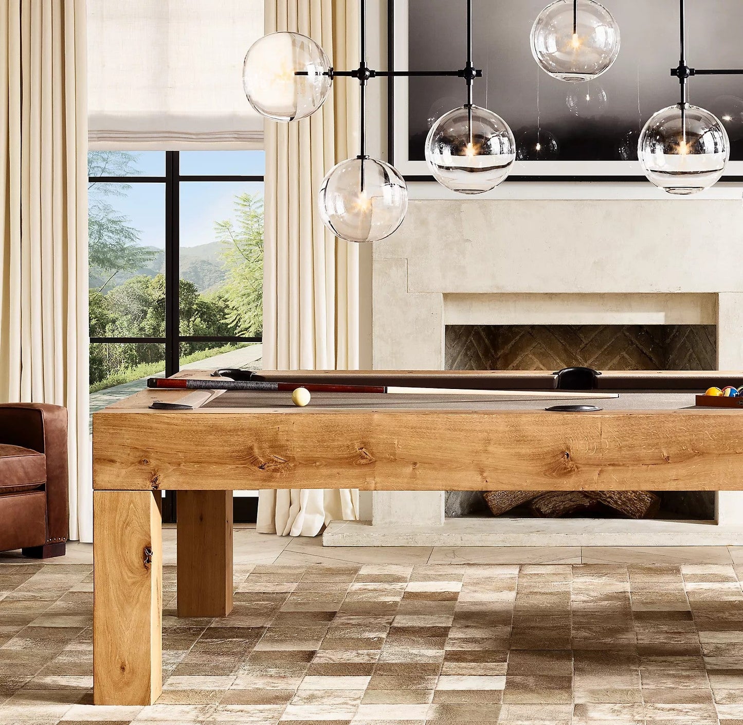 Glass Globe Mobile Chandelier - YIOSI