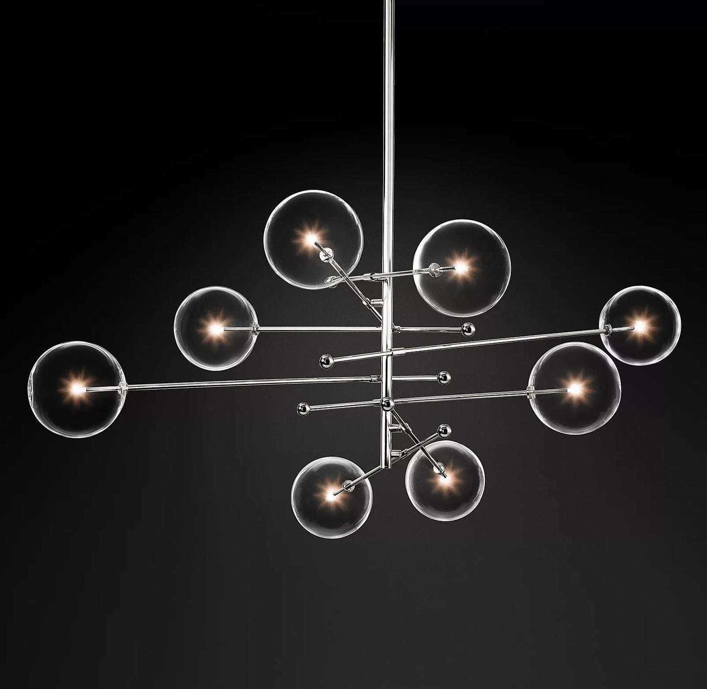 Glass Globe Mobile Chandelier - YIOSI