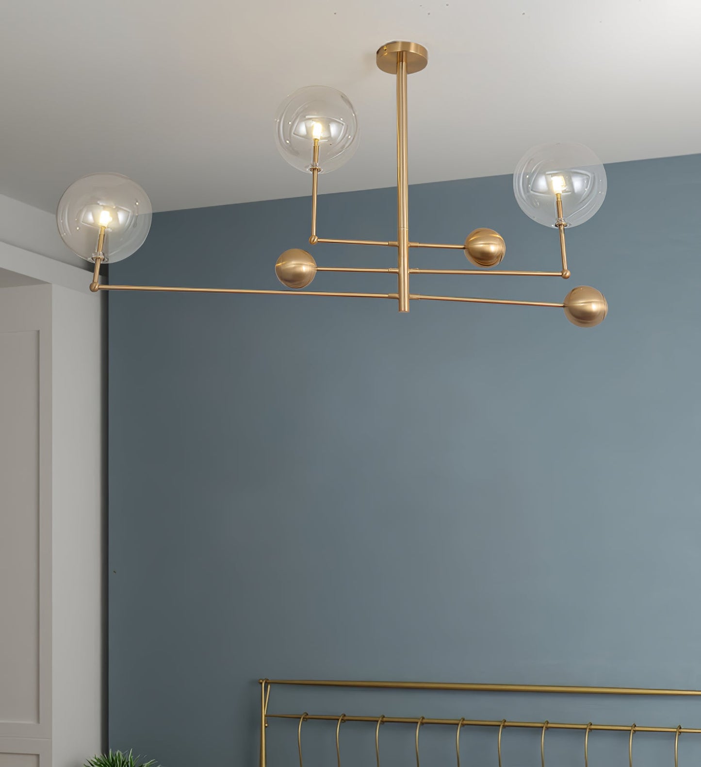 Glass Globe Mobile Chandelier - YIOSI
