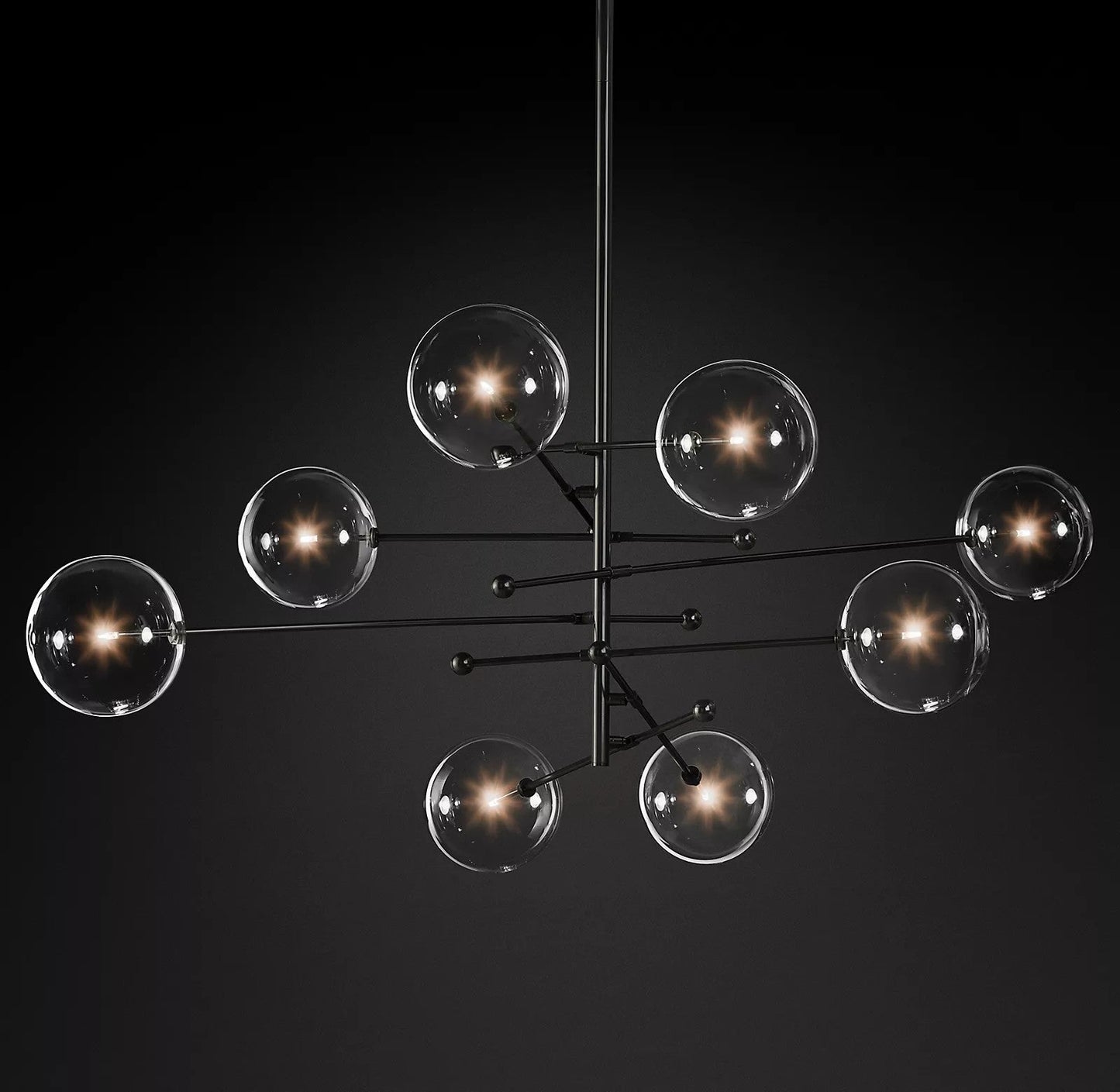 Glass Globe Mobile Chandelier - YIOSI