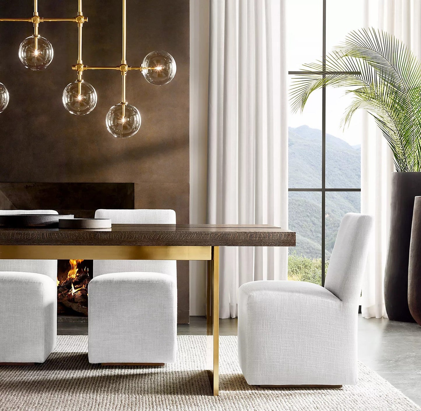 Glass Globe Mobile Chandelier - YIOSI