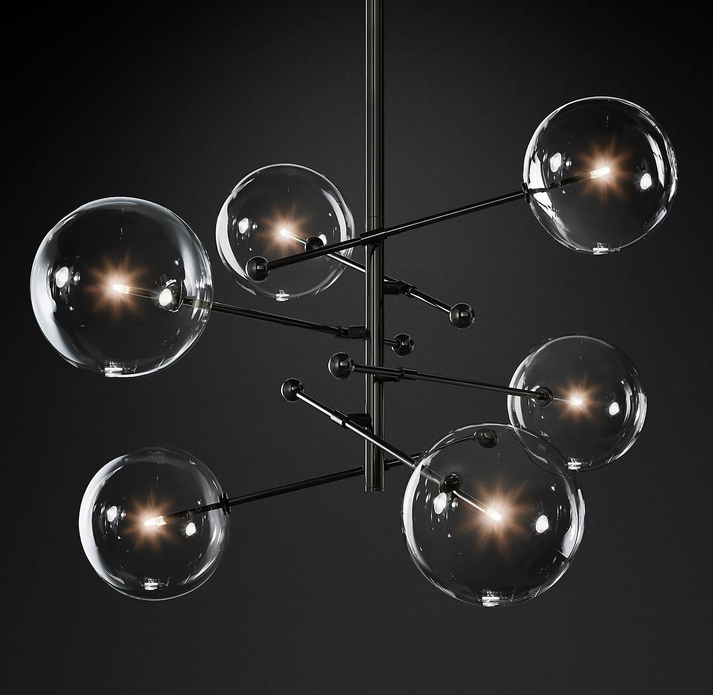 Glass Globe Mobile Chandelier - YIOSI
