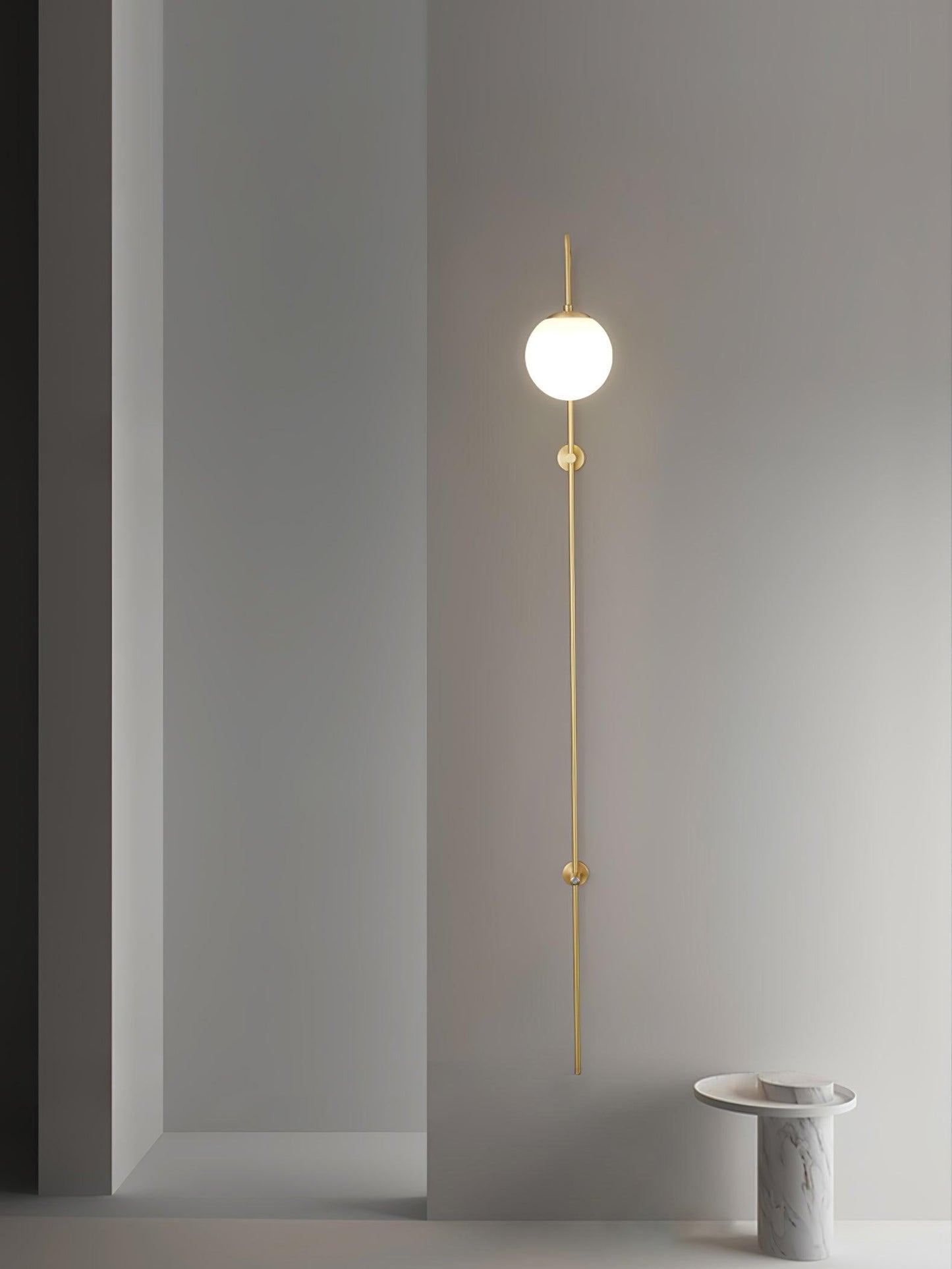 Globe Brass Wall Sconce - YIOSI