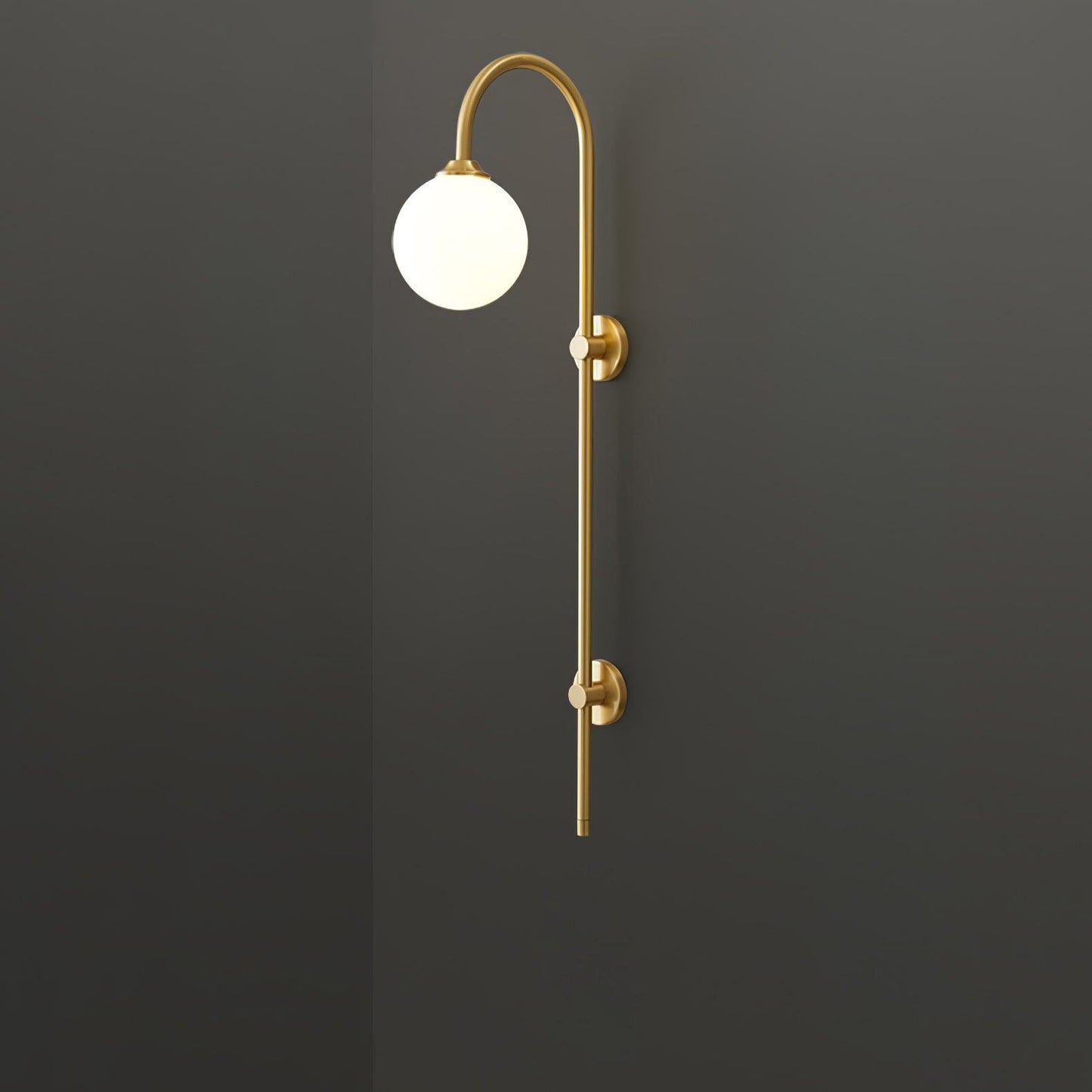 Globe Brass Wall Sconce - YIOSI