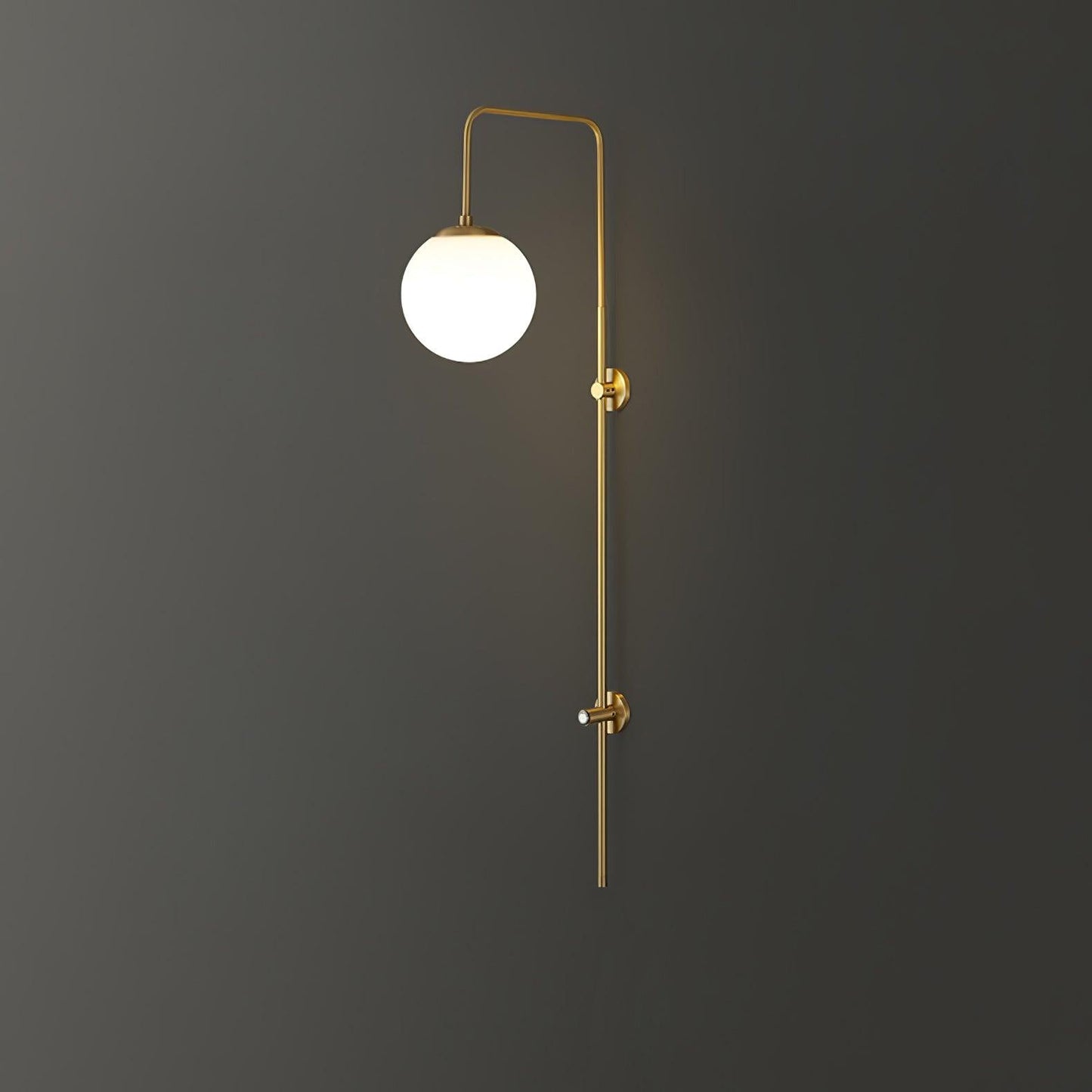 Globe Brass Wall Sconce - YIOSI