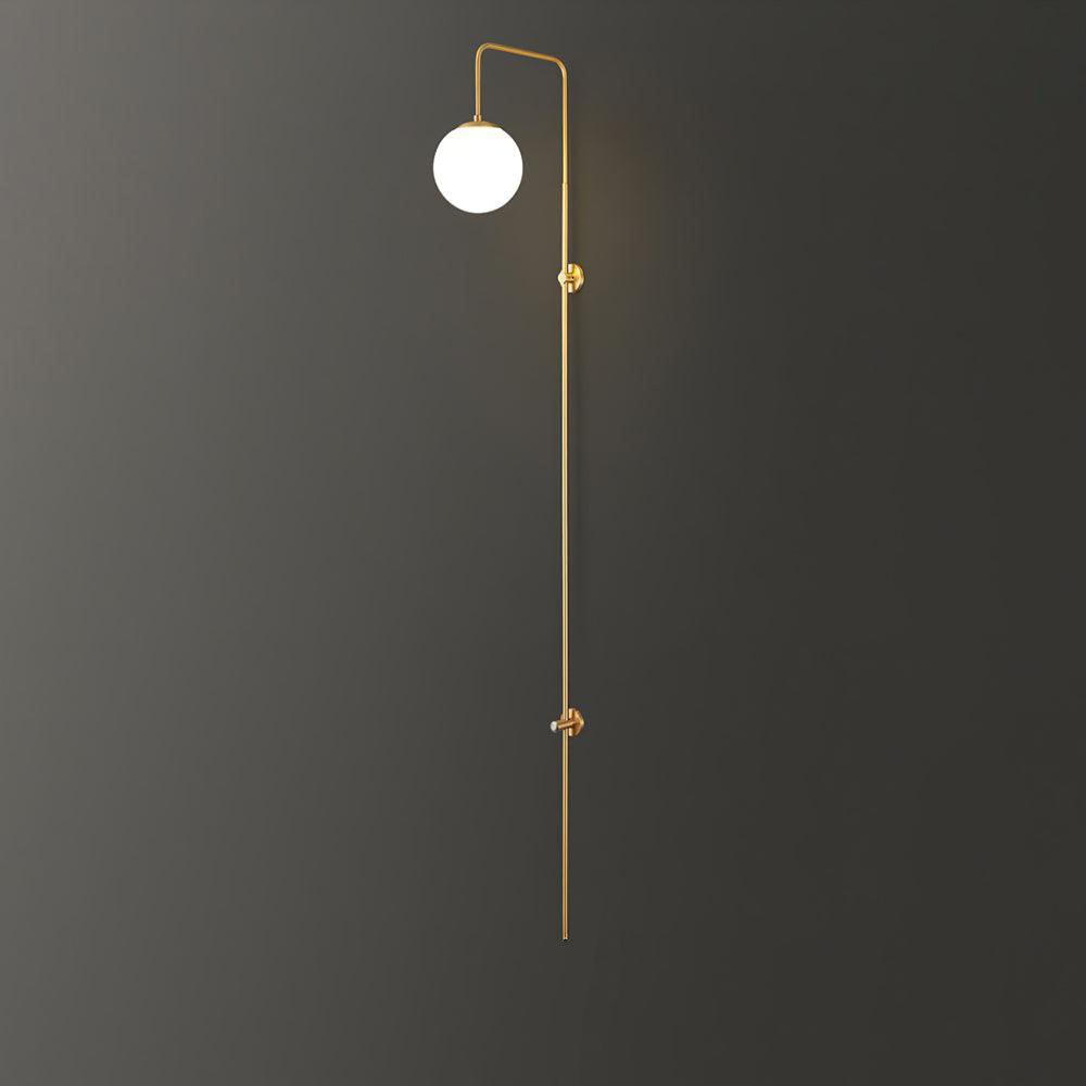 Globe Brass Wall Sconce - YIOSI