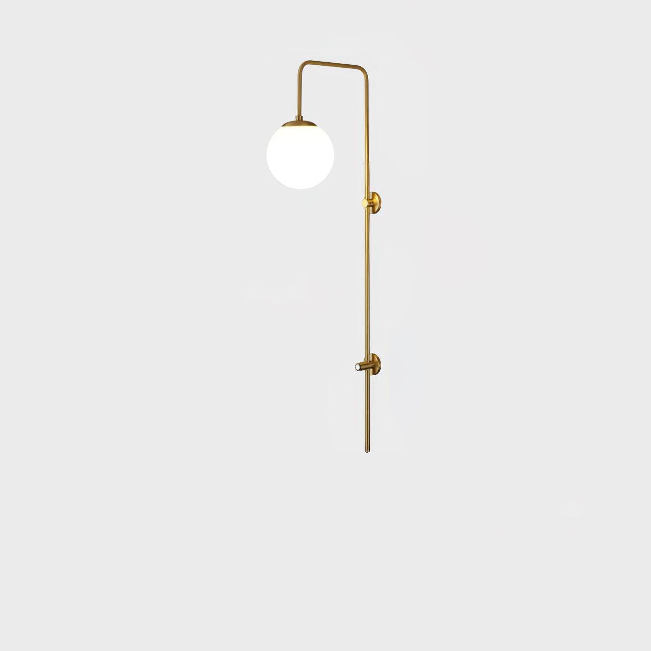 Globe Brass Wall Sconce - YIOSI