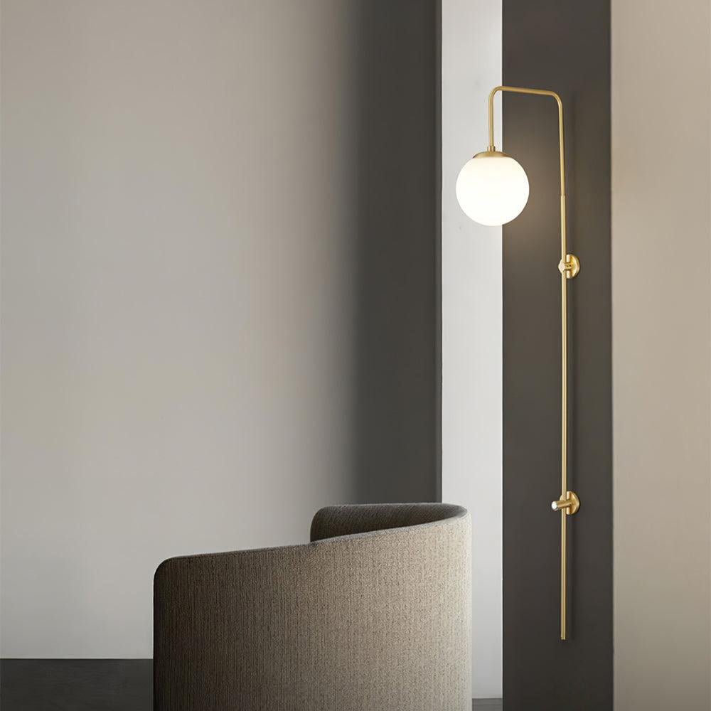 Globe Brass Wall Sconce - YIOSI